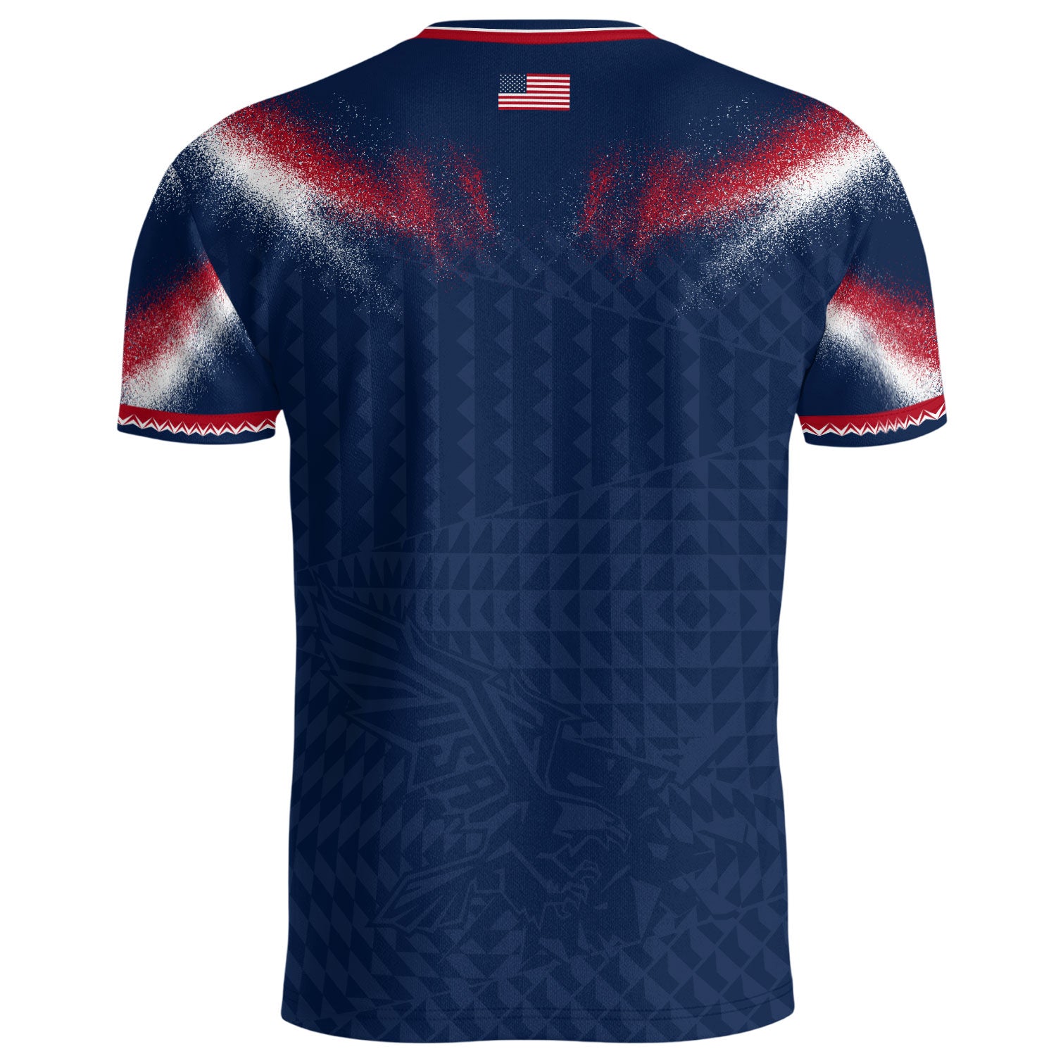 USA Soccer Jersey Men Patriotic Eagle Graphic Tee American Pride Football Shirt