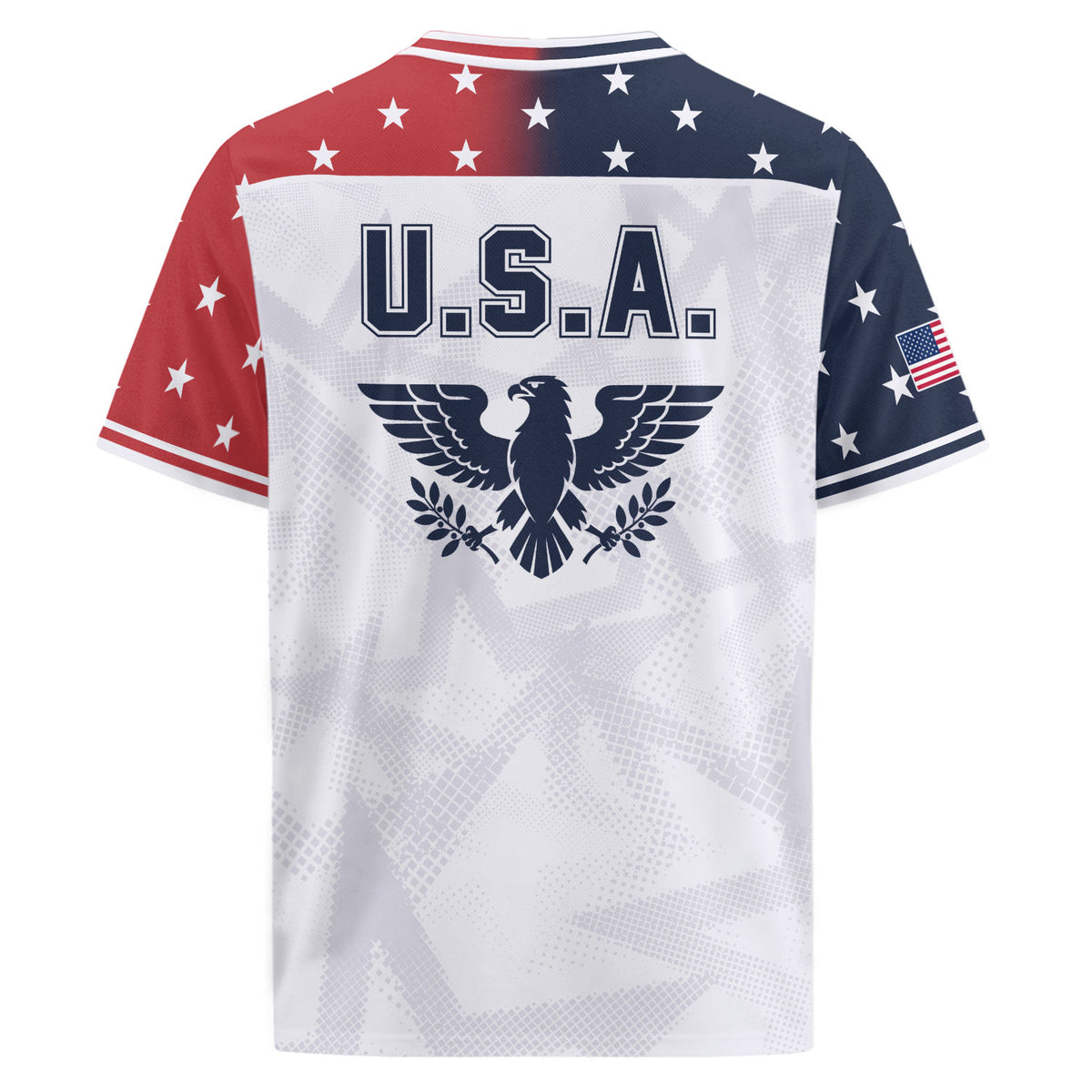 USA Soccer Jersey Adult Patriotic Eagle Shirt American National Football Team Tee