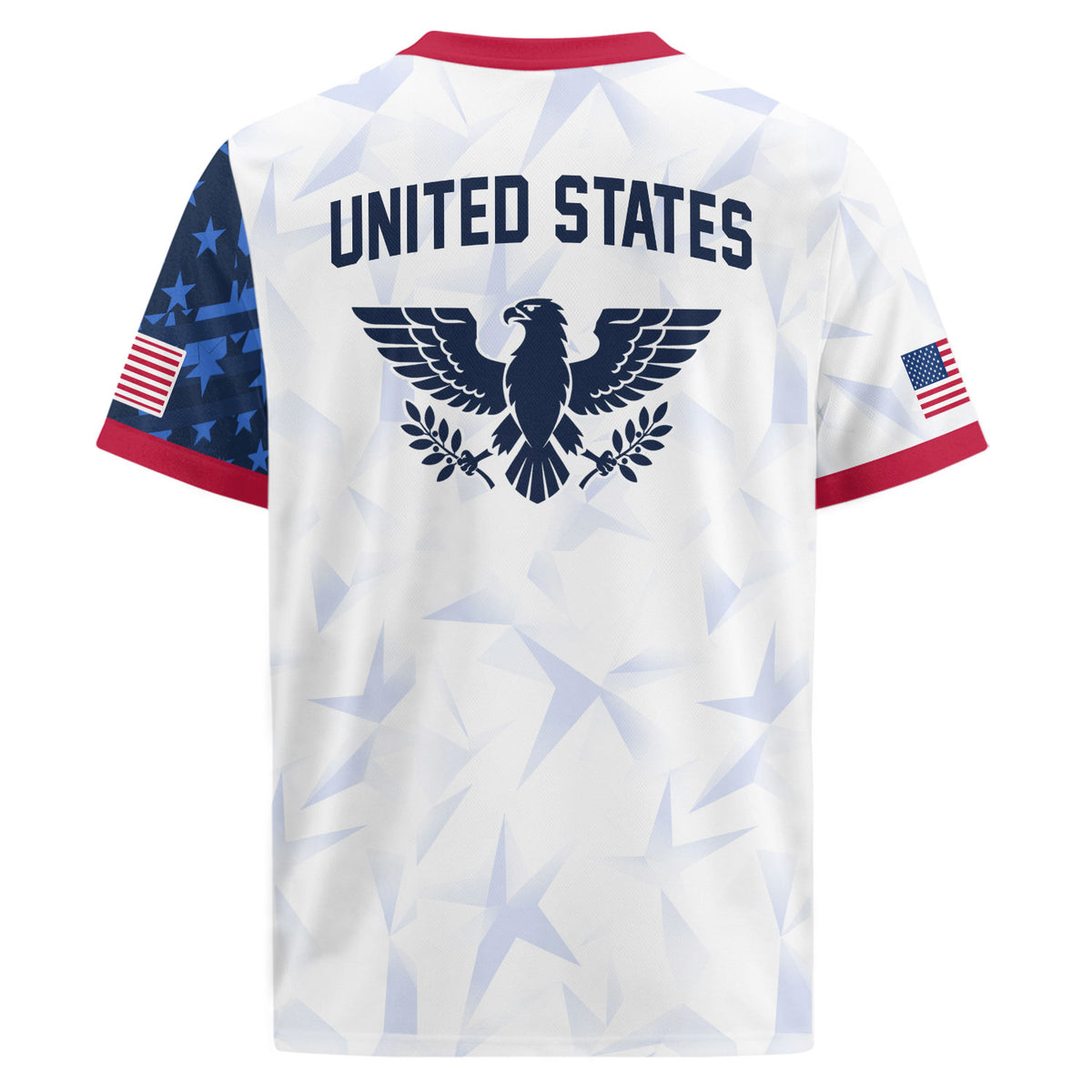 USA Eagle Soccer Jersey Adult American Pride Patriotic Soccer Fan Graphic Shirt