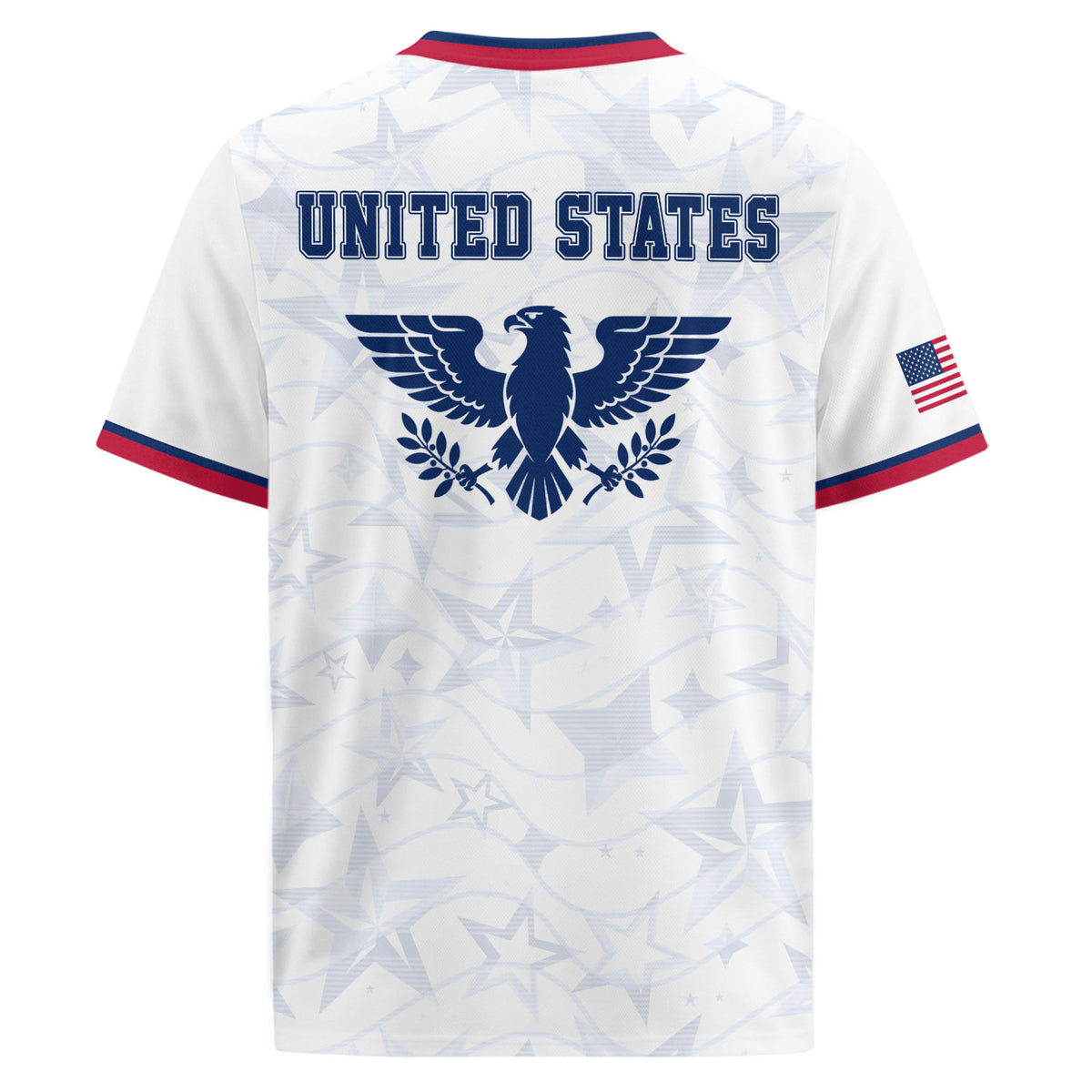 USA Eagle Soccer Jersey Adult Patriotic American Flag Soccer Fan Independence Day Shirt