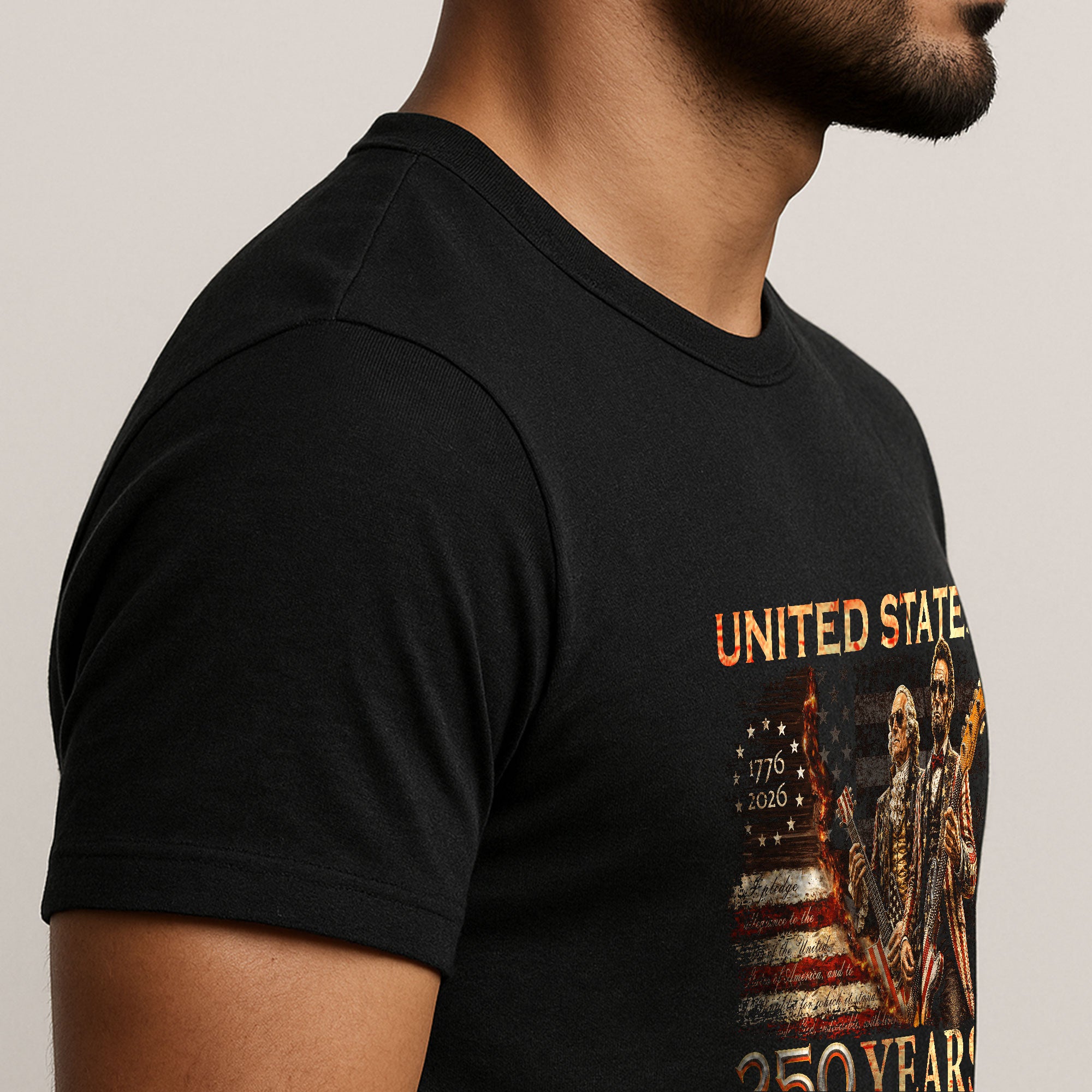 Unisex 1776-2026 Presidents T Shirt - Lincoln Washington Patriotic Summer Graphic Tee - Rust Field Wear