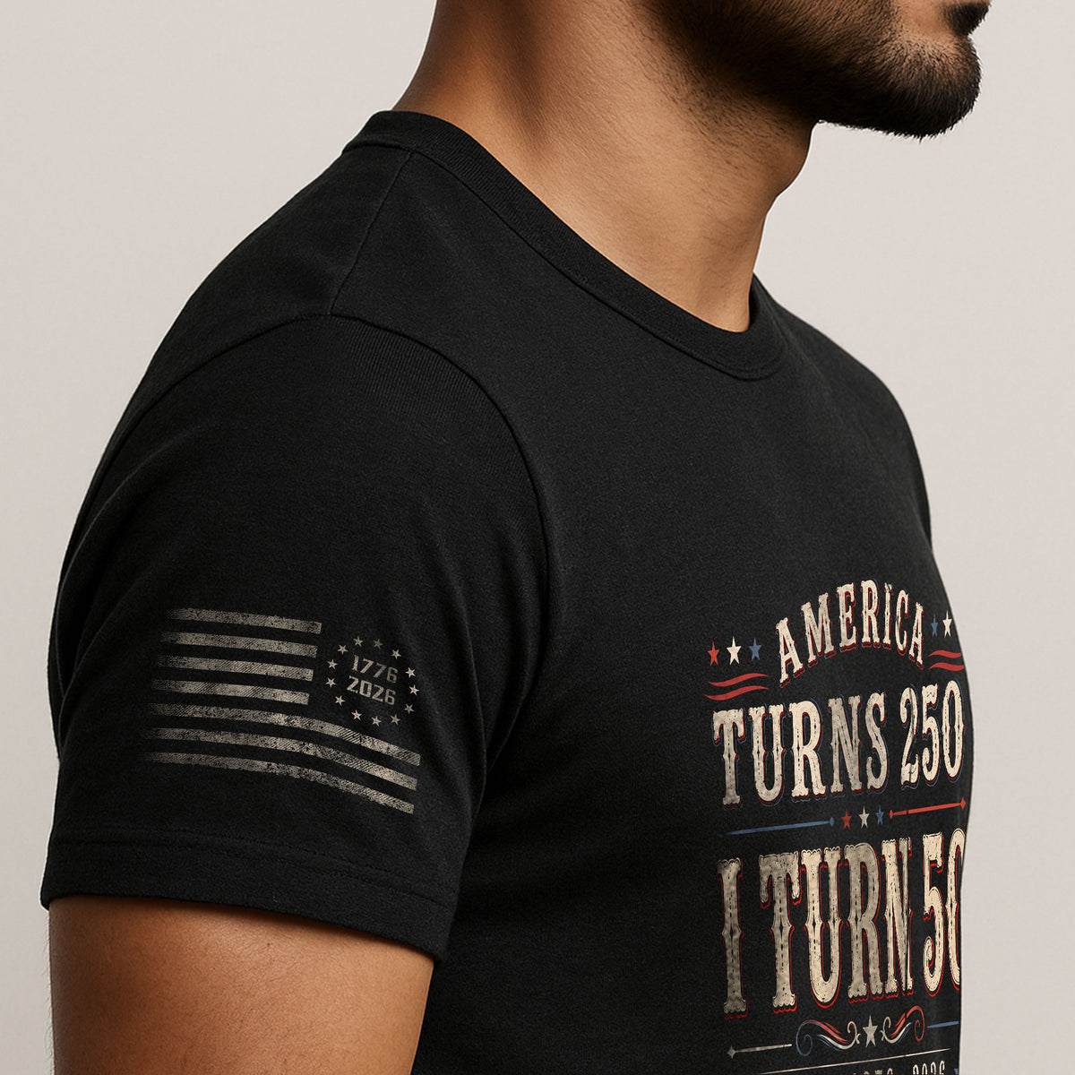 Classic 1976 Milestone Tee - Marking A Grand 250 Year National Legacy 1776-2026 Apparel - Rust Field Wear