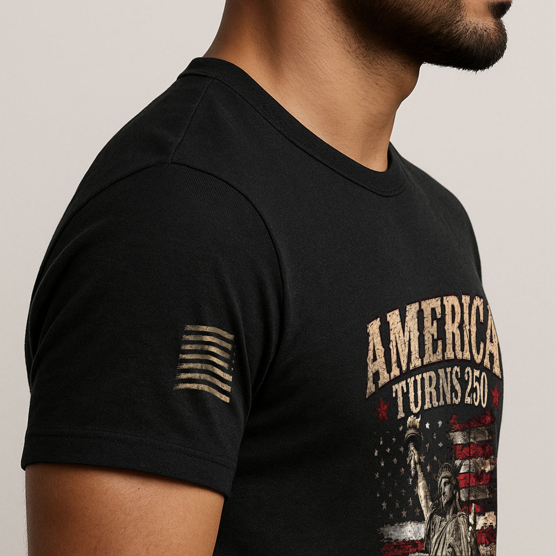 Vintage 50th Birthday Shirt Patriotic American Flag Graphic T-Shirt Gift 1976-2026 - Rust Field Wear