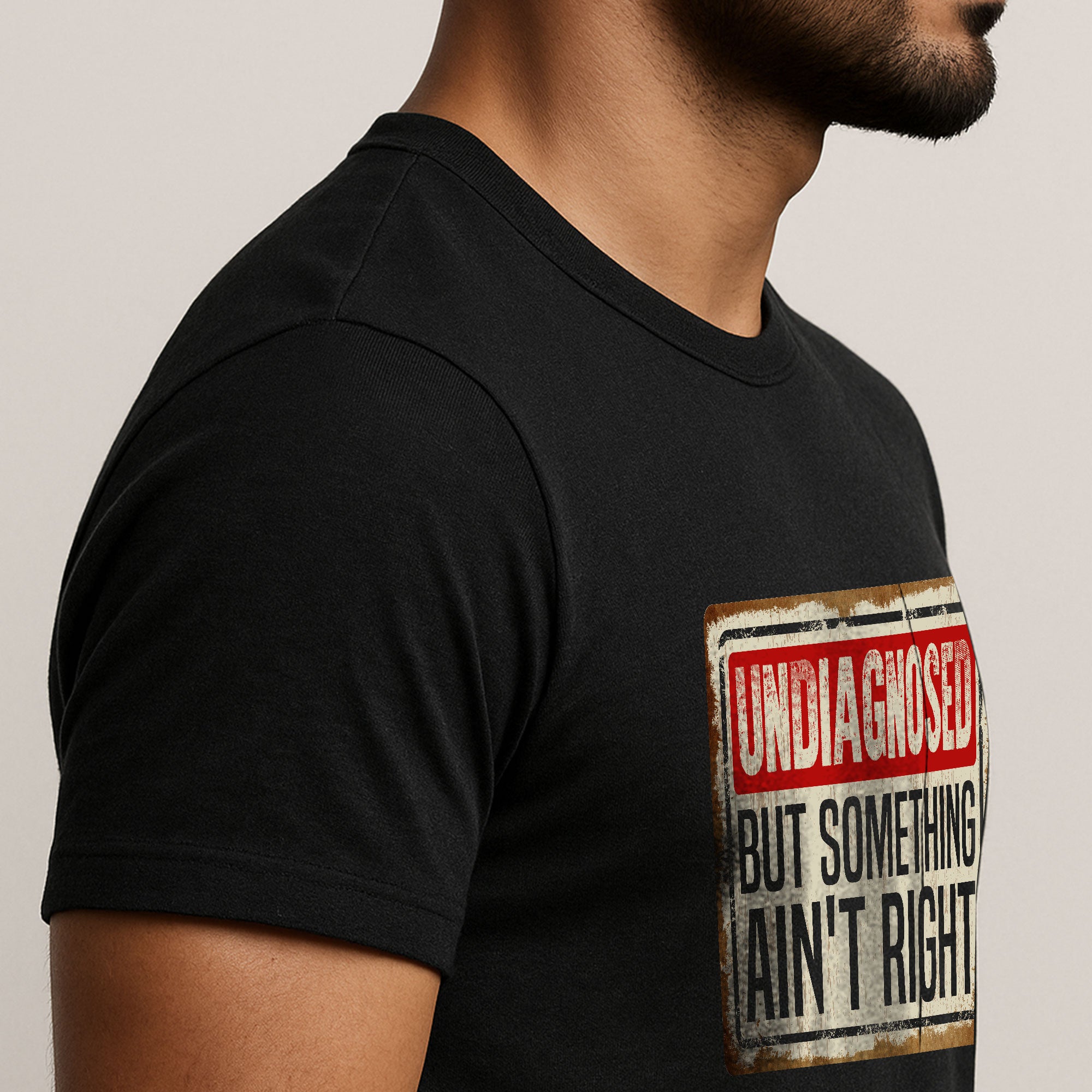 Funny Chronic Illness Shirt - "Undiagnosed But Something Ain't Right" Tee For Awareness - Rust Field Wear