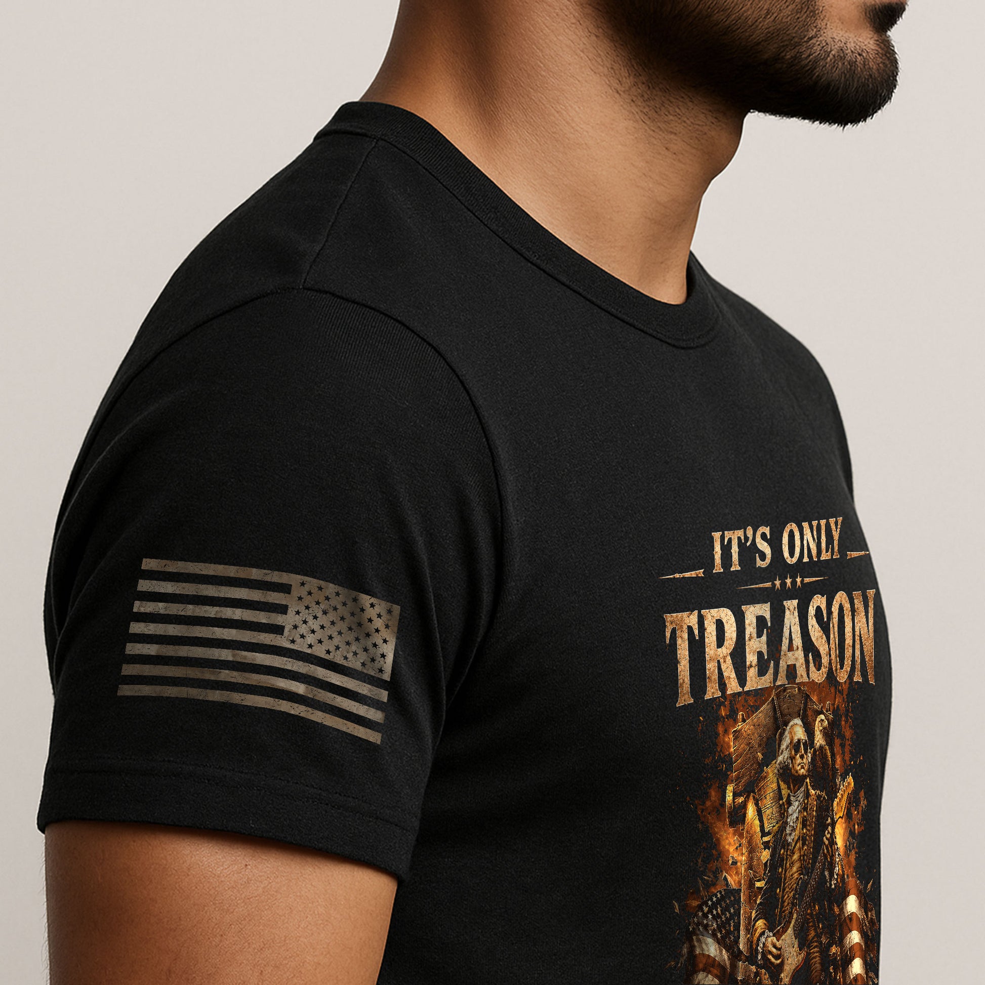 Historical Graphic Apparel - It’s Only Treason If You Lose Liberty Bell Design Tee - Rust Field Wear