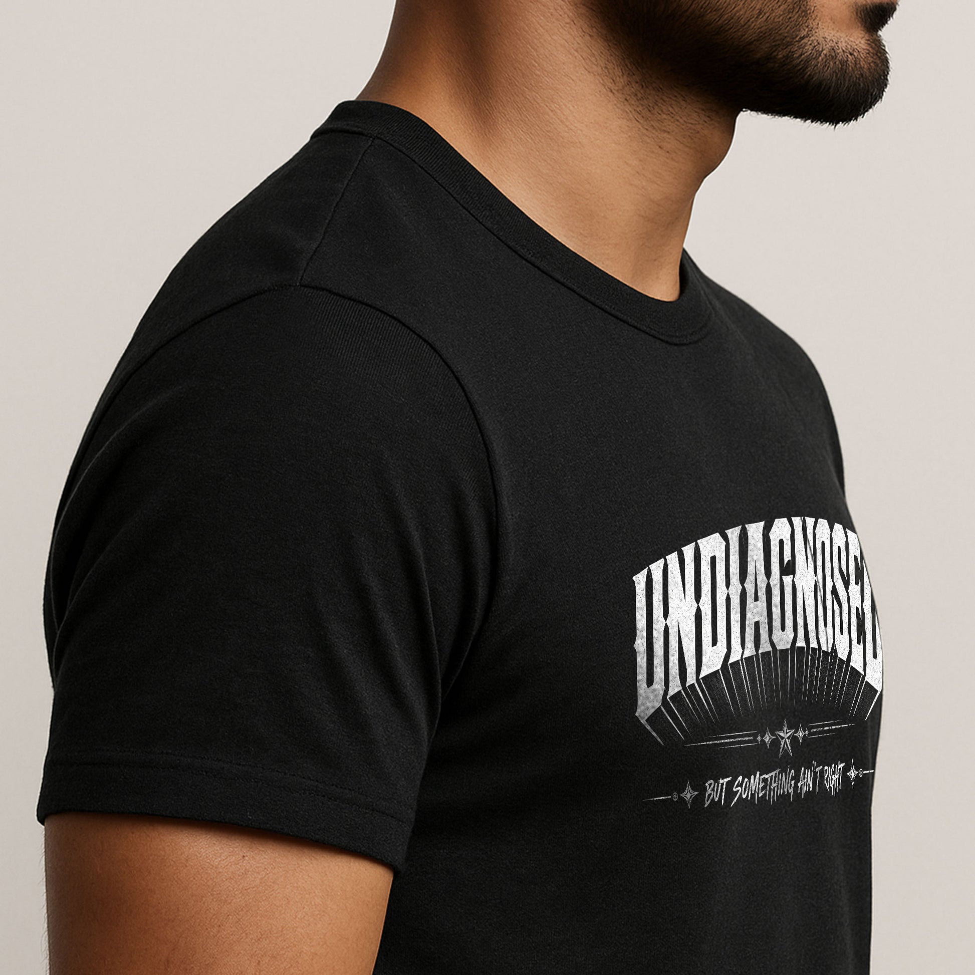 Classic Slogan Tee Undiagnosed But Something Ain't Right Casual Daily Wear Unisex Shirt - Rust Field Wear
