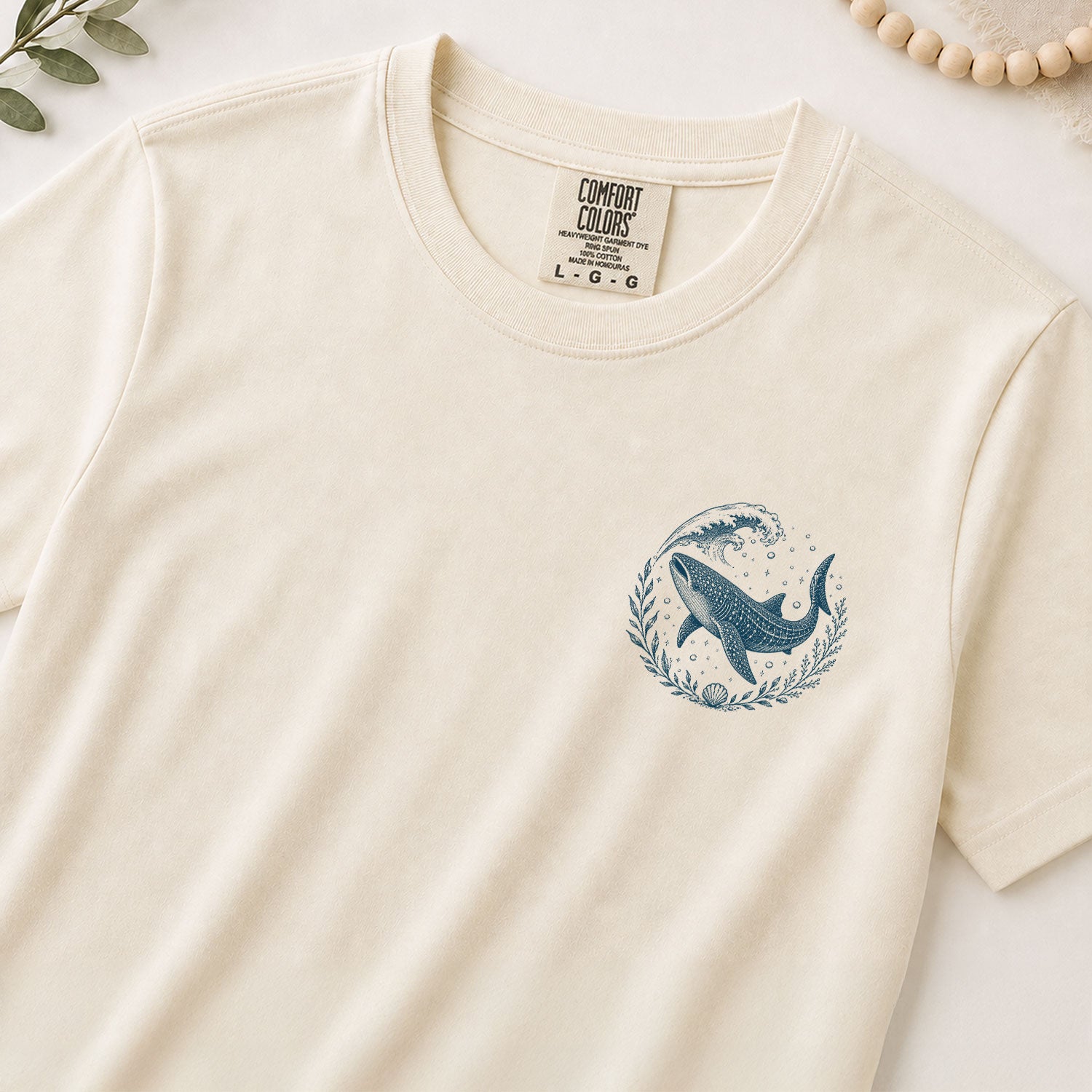 Whale Shark Isaiah 43 2 T-Shirt When You Go Through Deep Waters Christian Faith Outfit