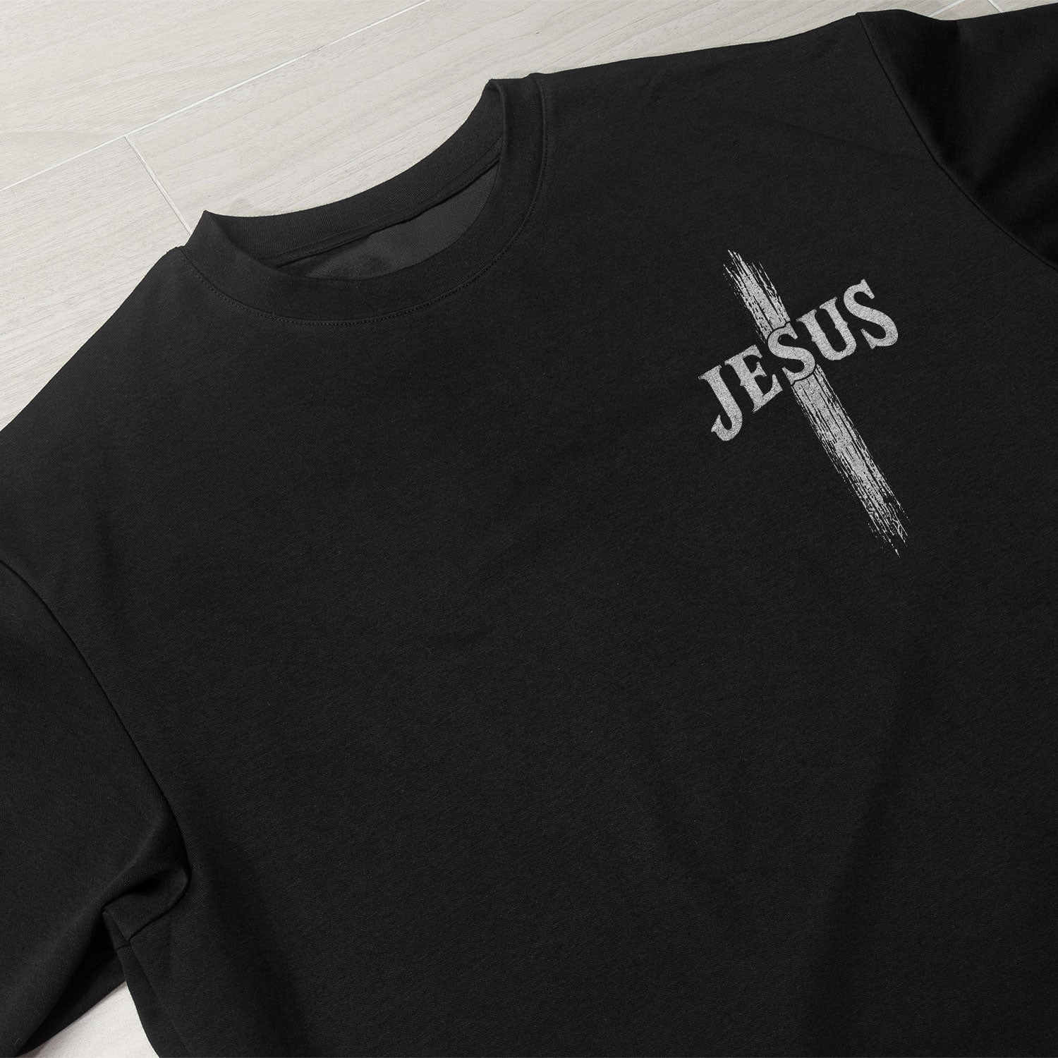 Jesus Shirt The Way The Truth The Life Men T-Shirt Crown of Thorns Christian Faith Tee