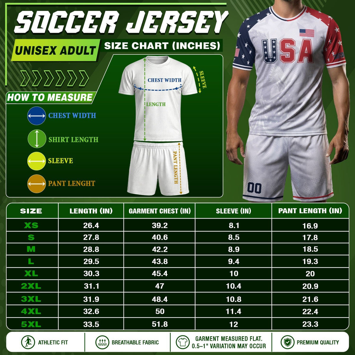 Custom USA Soccer Jersey White American Football Shirt Sports Fan Gear Name Men - Rust Field Wear