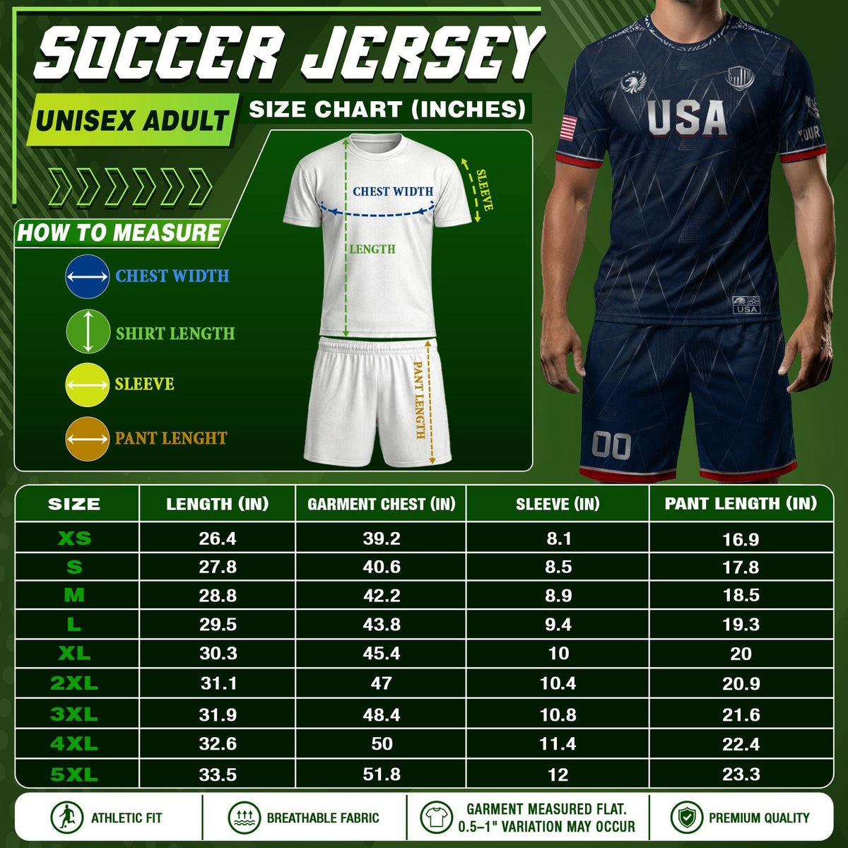 Personalized Patriotic USA Soccer Shirt Custom Adult Name Number Graphic Team Uniform - Rust Field Wear