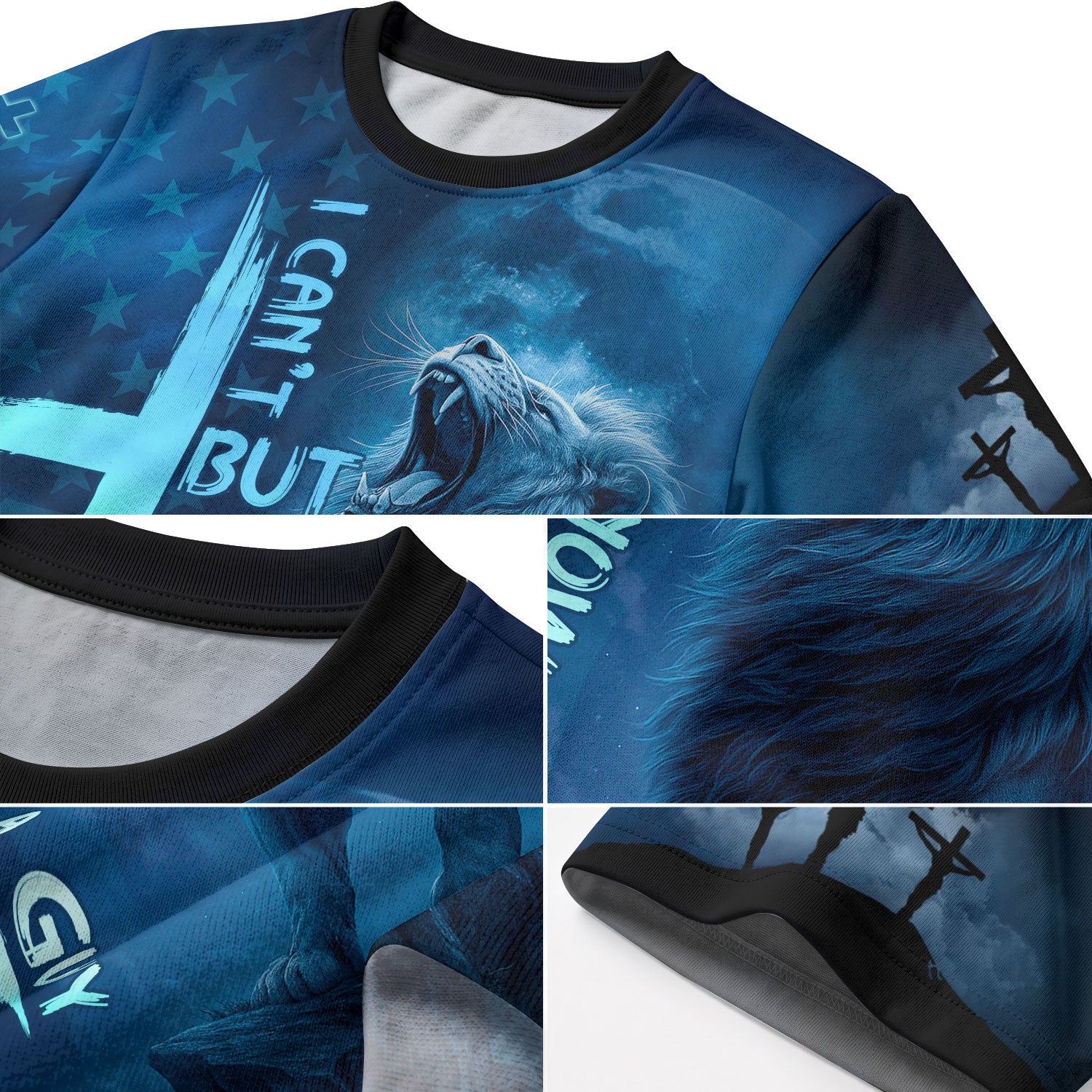 Christian Tee Shirts, I Can't But I Know A Guy Lion - Freedom Shirts for Men, RustField Co - Rust Field Wear