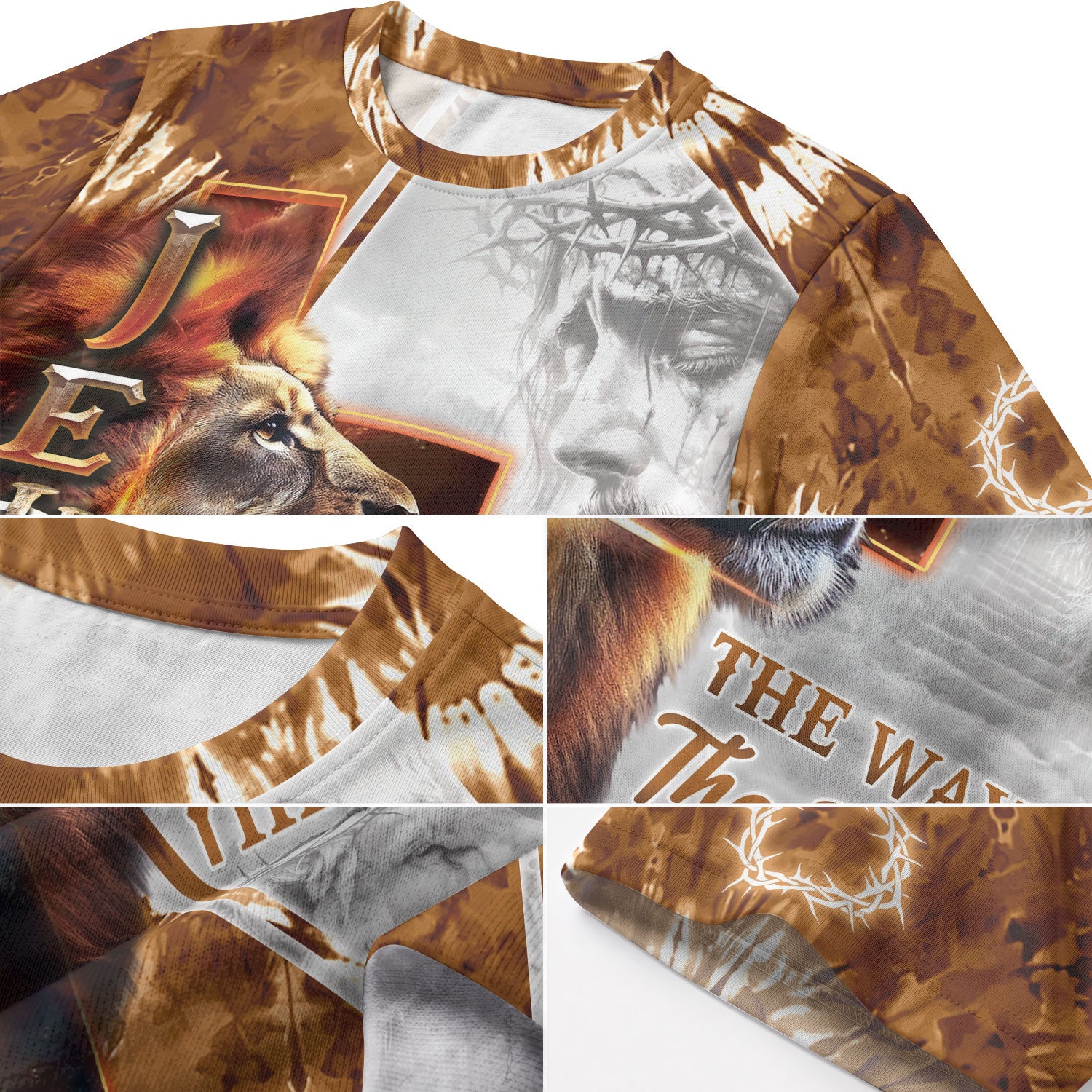 RustField Co, The Way The Truth The Life John 14 6 Lion Of Judah - Christian Tee Shirts for Men, Freedom Shirts - Rust Field Wear
