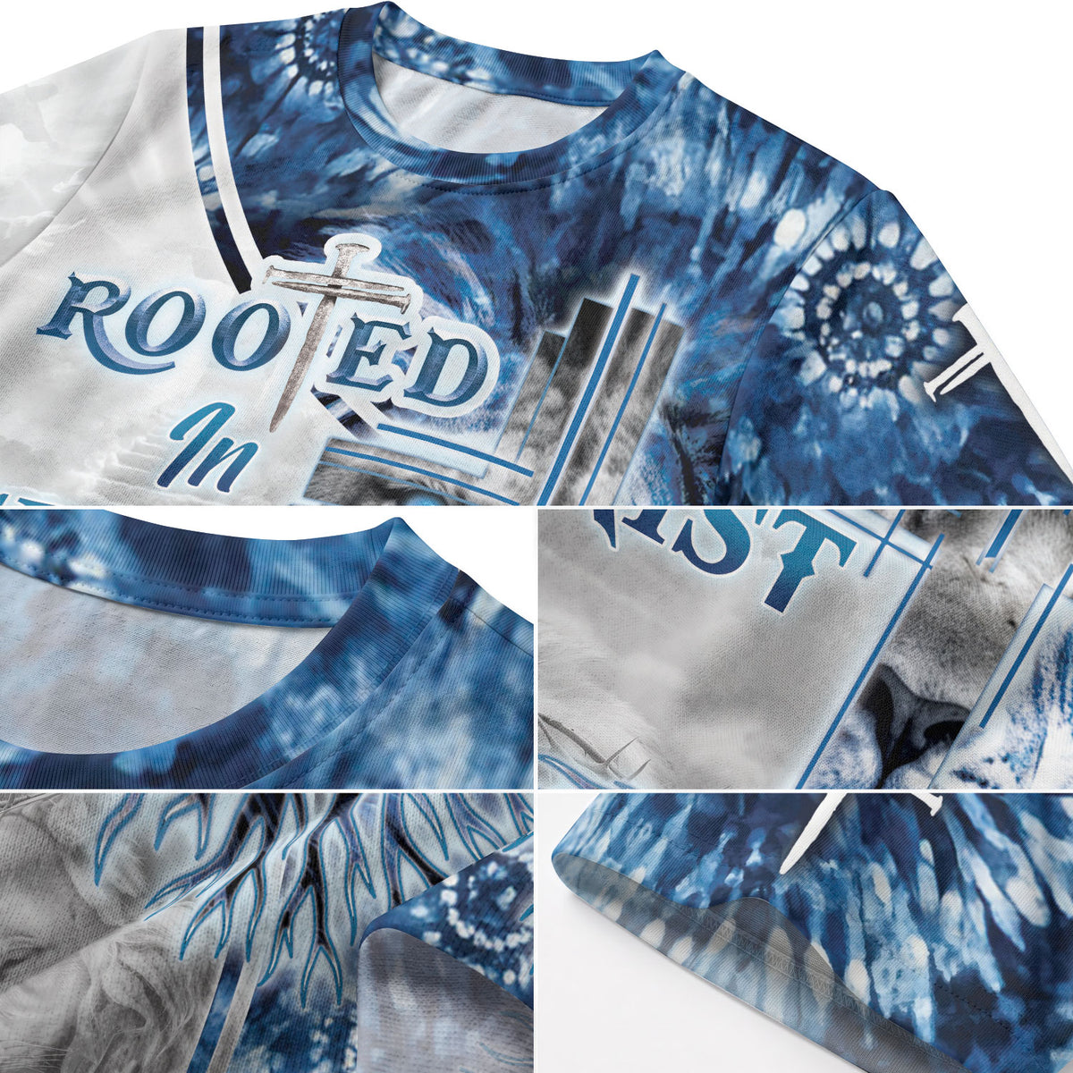 Eyed Lion Rooted In Christ Colossians 2 7, Freedom Shirts - Christian Tee Shirts for Men, RustField Co - Rust Field Wear