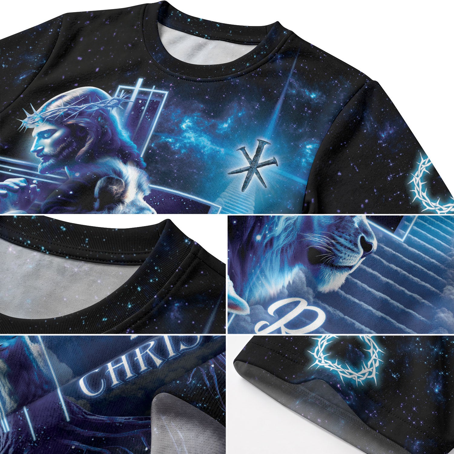 Christian Tee Shirts for Men, RustField Co - Rooted In Christ The Lion The Lamb And The King, Freedom Shirts - Rust Field Wear