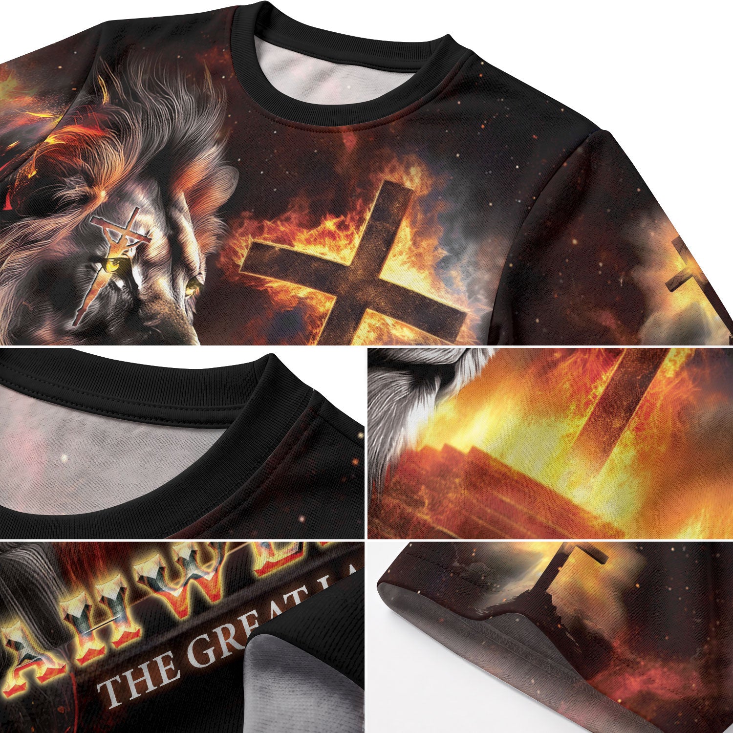 RustField Co Freedom Shirts - Yahweh Flame of Majesty, Christian Tee Shirts for Men - Rust Field Wear