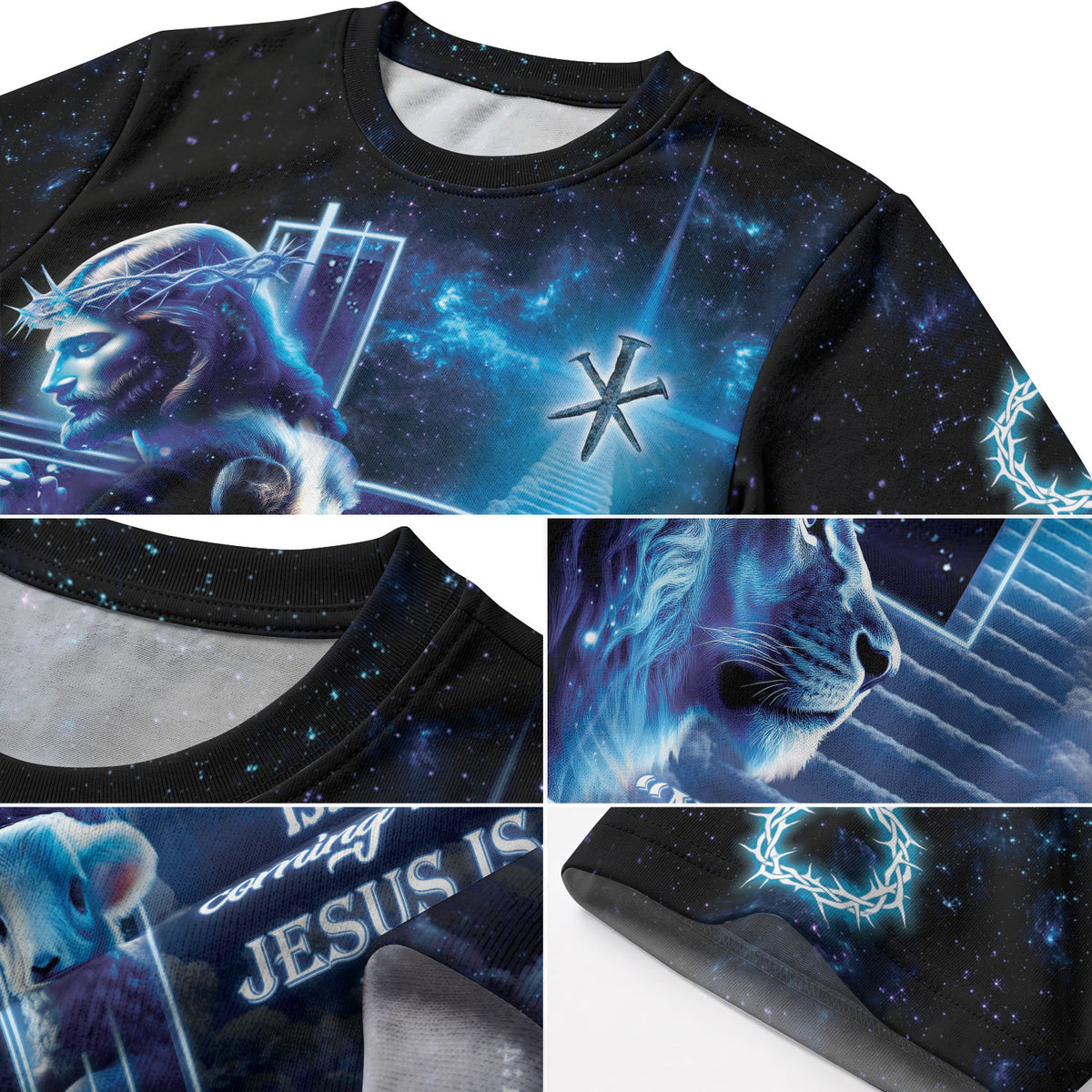 Christian Tee Shirts, The Lion And The Lamb Jesus Is Coming Back - Freedom Shirts for Men, RustField Co - Rust Field Wear