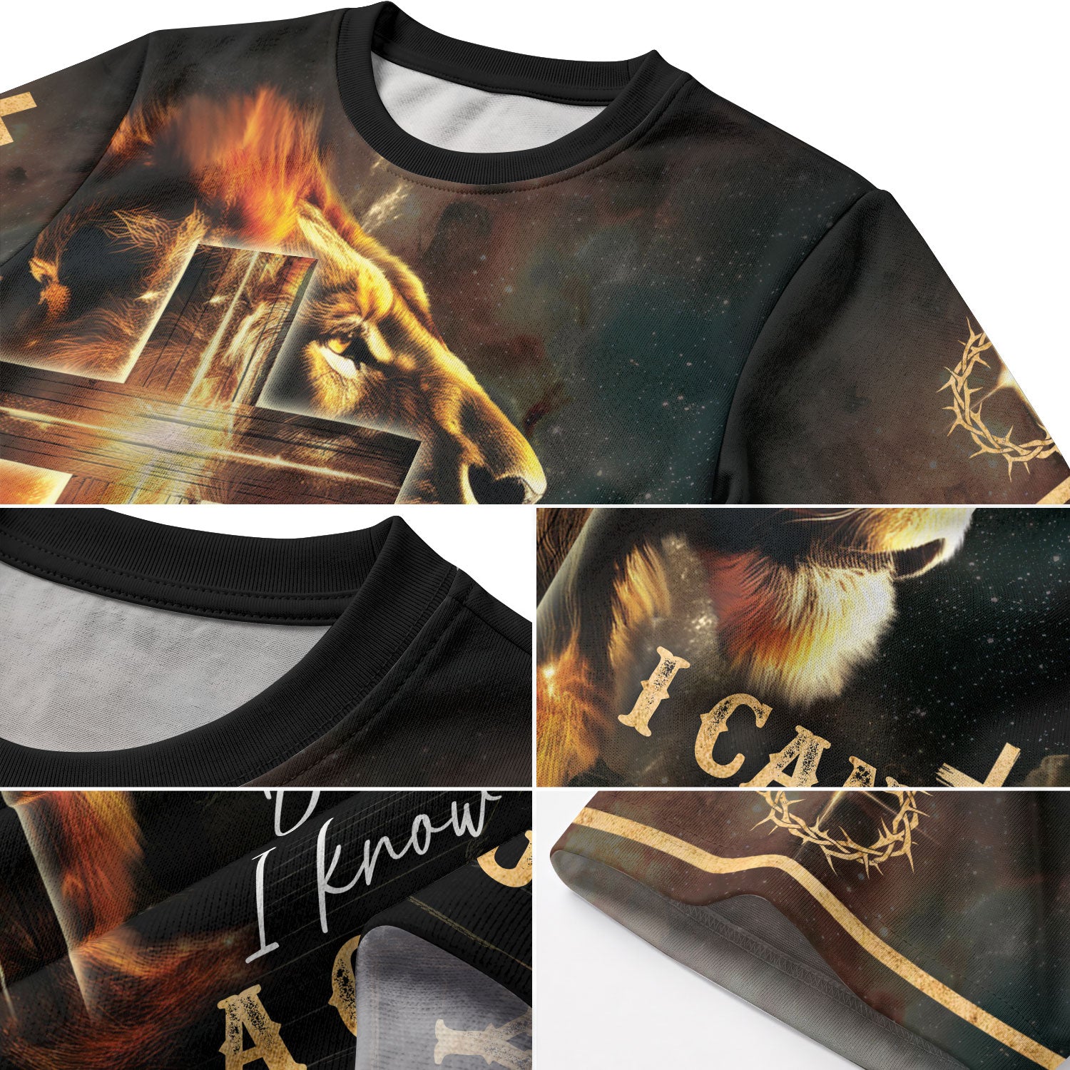 I Can't But He Can Fiery Lion Of Judah - RustField Co Freedom Shirts, Christian Tee Shirts for Men - Rust Field Wear