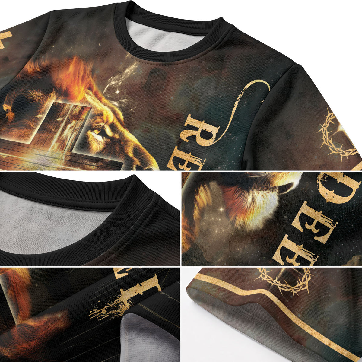 Freedom Shirts for Men, Redeemed By The Fire Of His Love - Christian Tee Shirts, RustField Co - Rust Field Wear