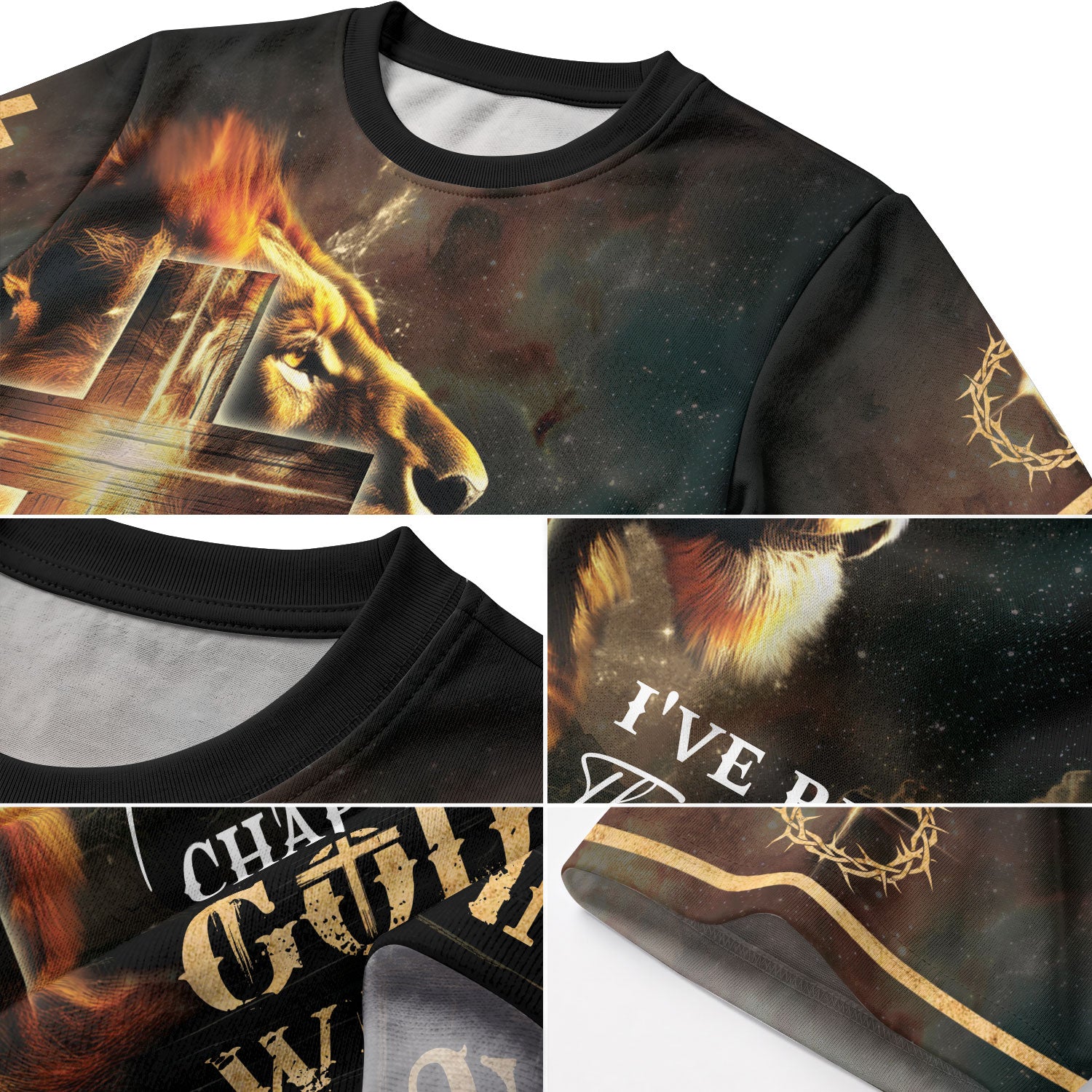 I've Read The Final Chapter God Wins Lion Faith Cross - Christian Tee Shirts for Men, Freedom Shirts, RustField Co - Rust Field Wear