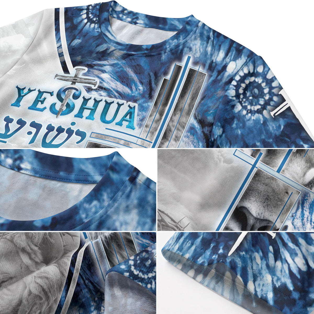Freedom Shirts - Yeshua Jesus Lion and Lamb Heavenly Cross, Christian Tee Shirts for Men, RustField Co - Rust Field Wear