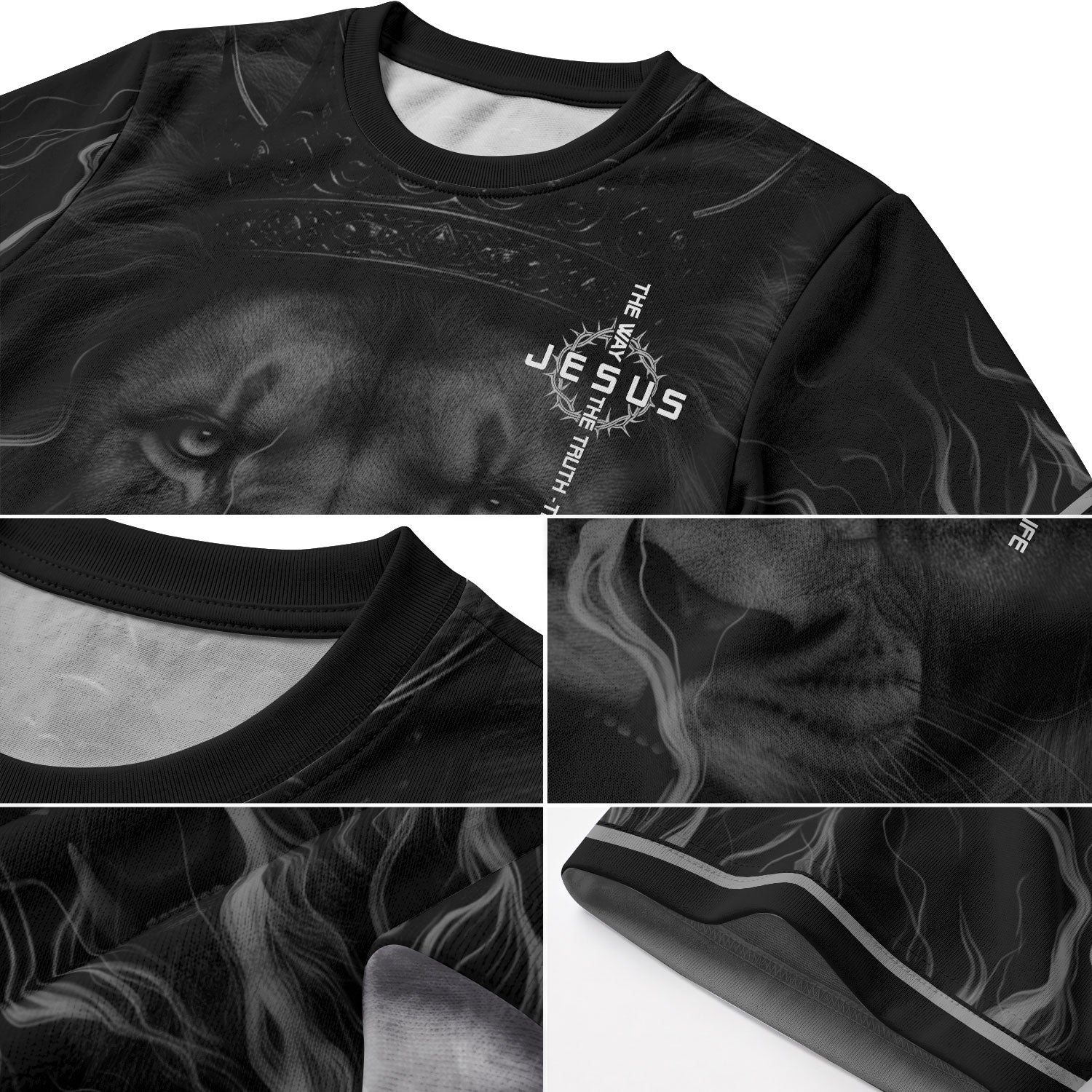 Jesus The Way The Truth The Life Lion of Judah - RustField Co Freedom Shirts, Christian Tee Shirts for Men - Rust Field Wear
