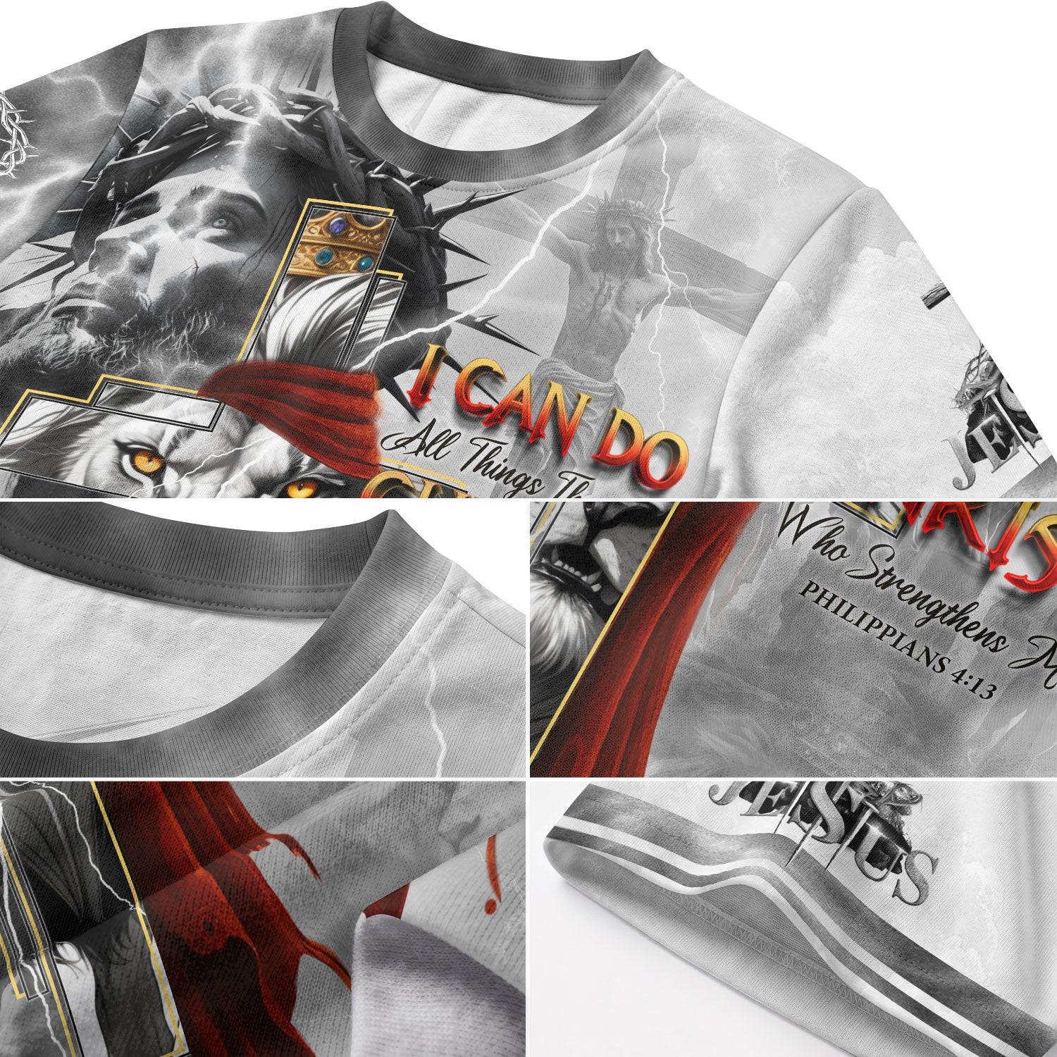 I Can Do All Things Through Christ Lion of Judah - Christian Tee Shirts for Men, Freedom Shirts, RustField Co - Rust Field Wear