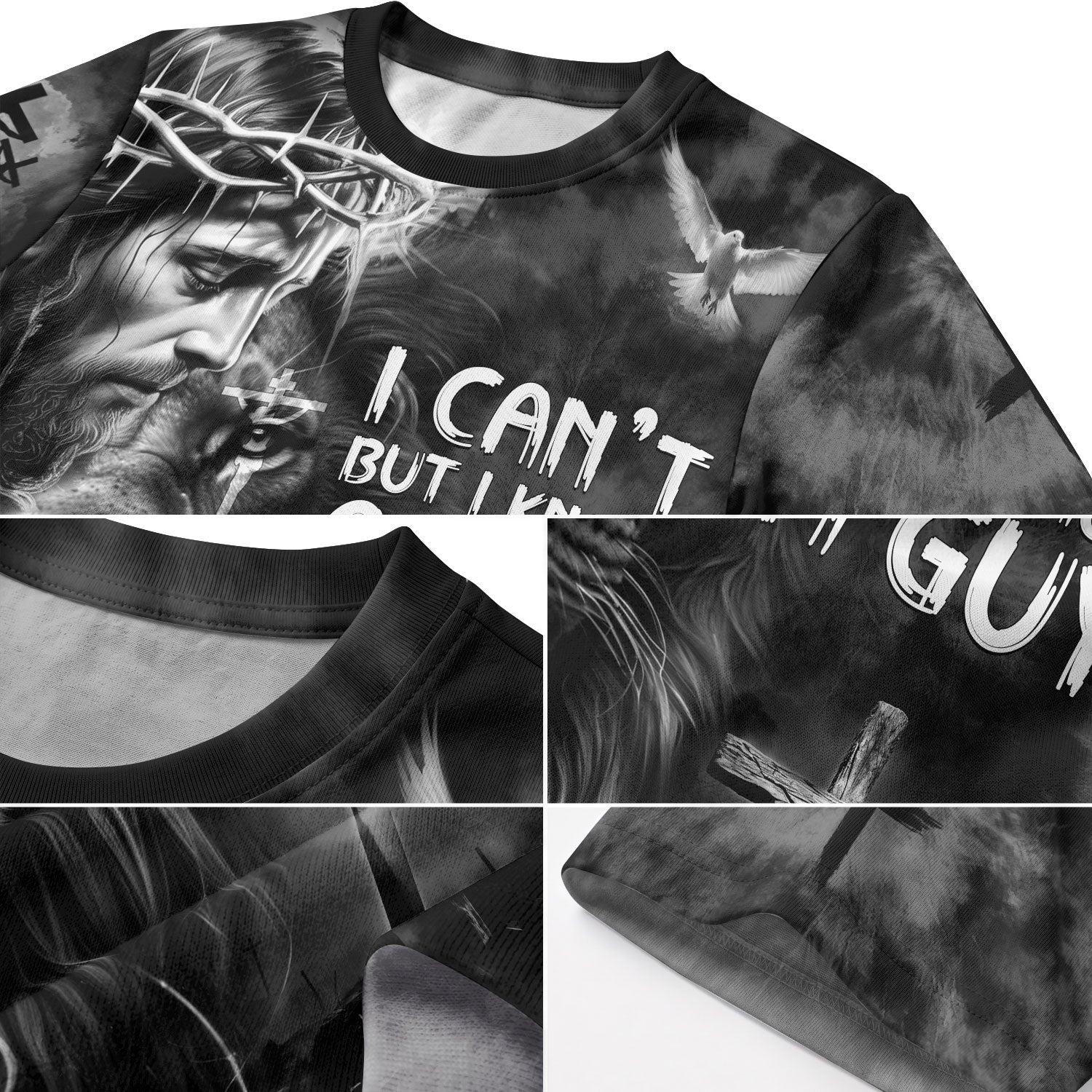 Freedom Shirts - I Can't But I Know A Guy Jesus Cross Lion Of Judah And, Christian Tee Shirts for Men, RustField Co - Rust Field Wear
