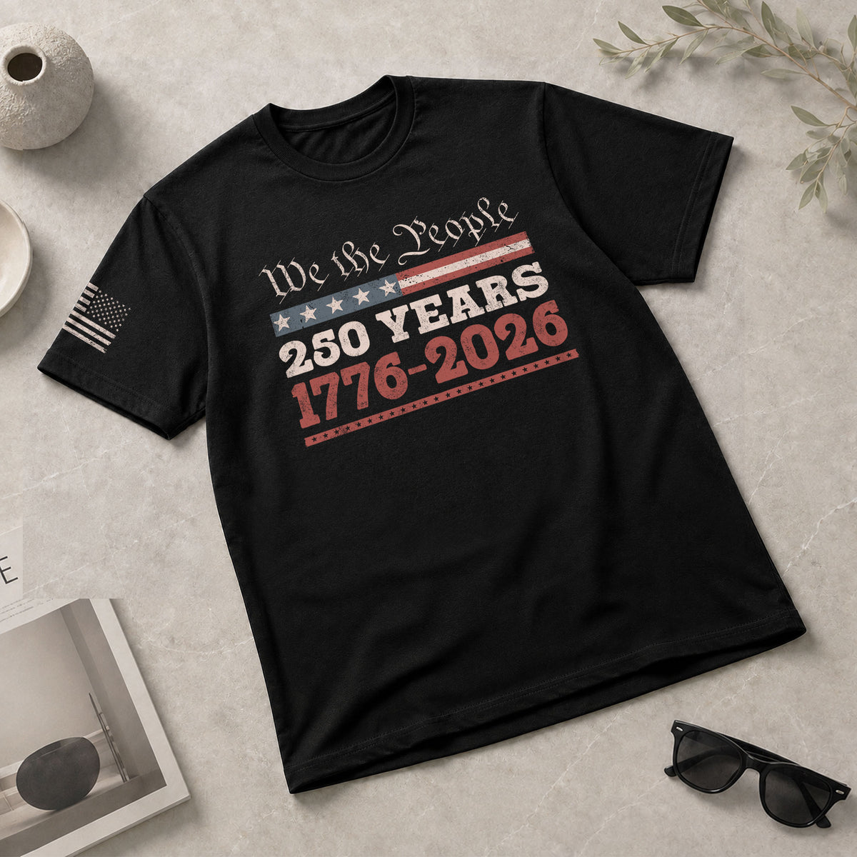 We The People 250 Years Independence Shirt – Patriotic USA 1776–2026 Tee - Rust Field Wear