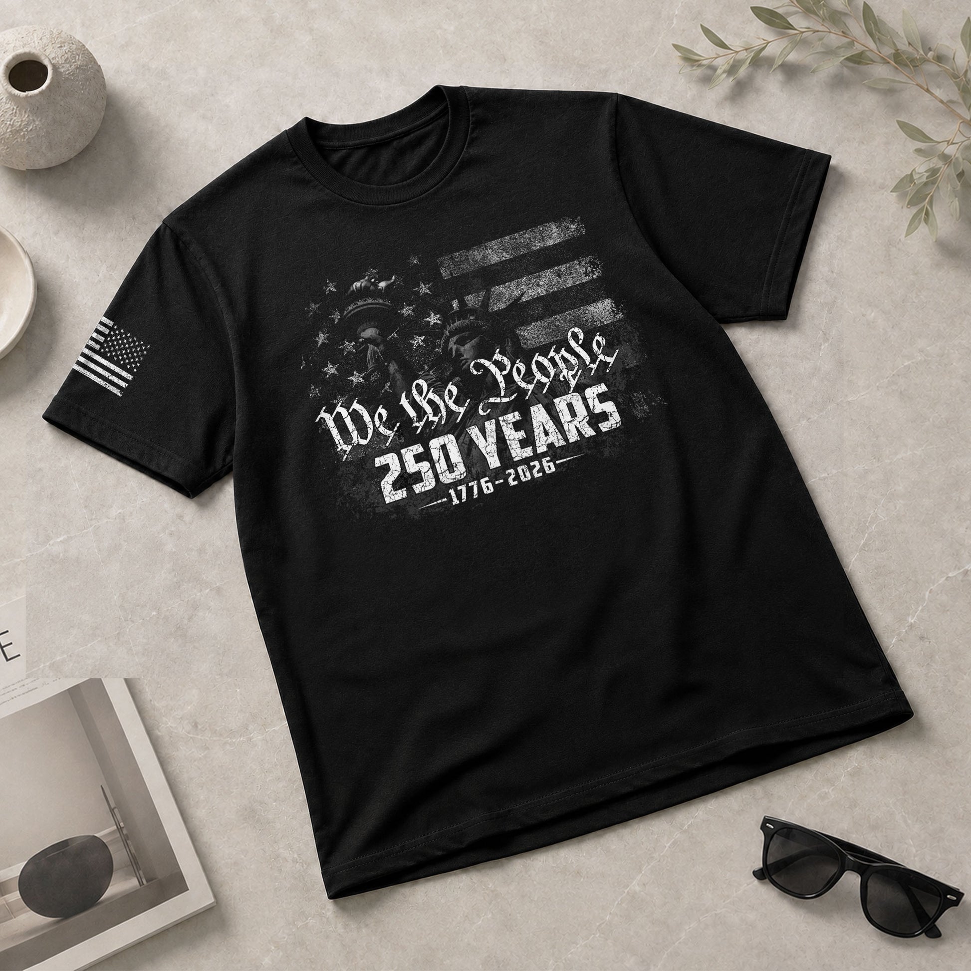 USA 250th Anniversary 250 Years Shirt 1776-2026 We The People Statue of Liberty Patriotic - Rust Field Wear