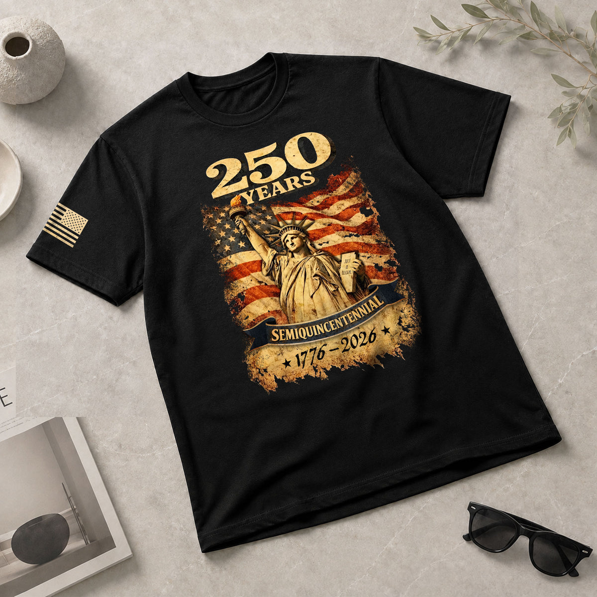 USA 250th Anniversary 250 Years Shirt 1776-2026 Patriotic - Rust Field Wear