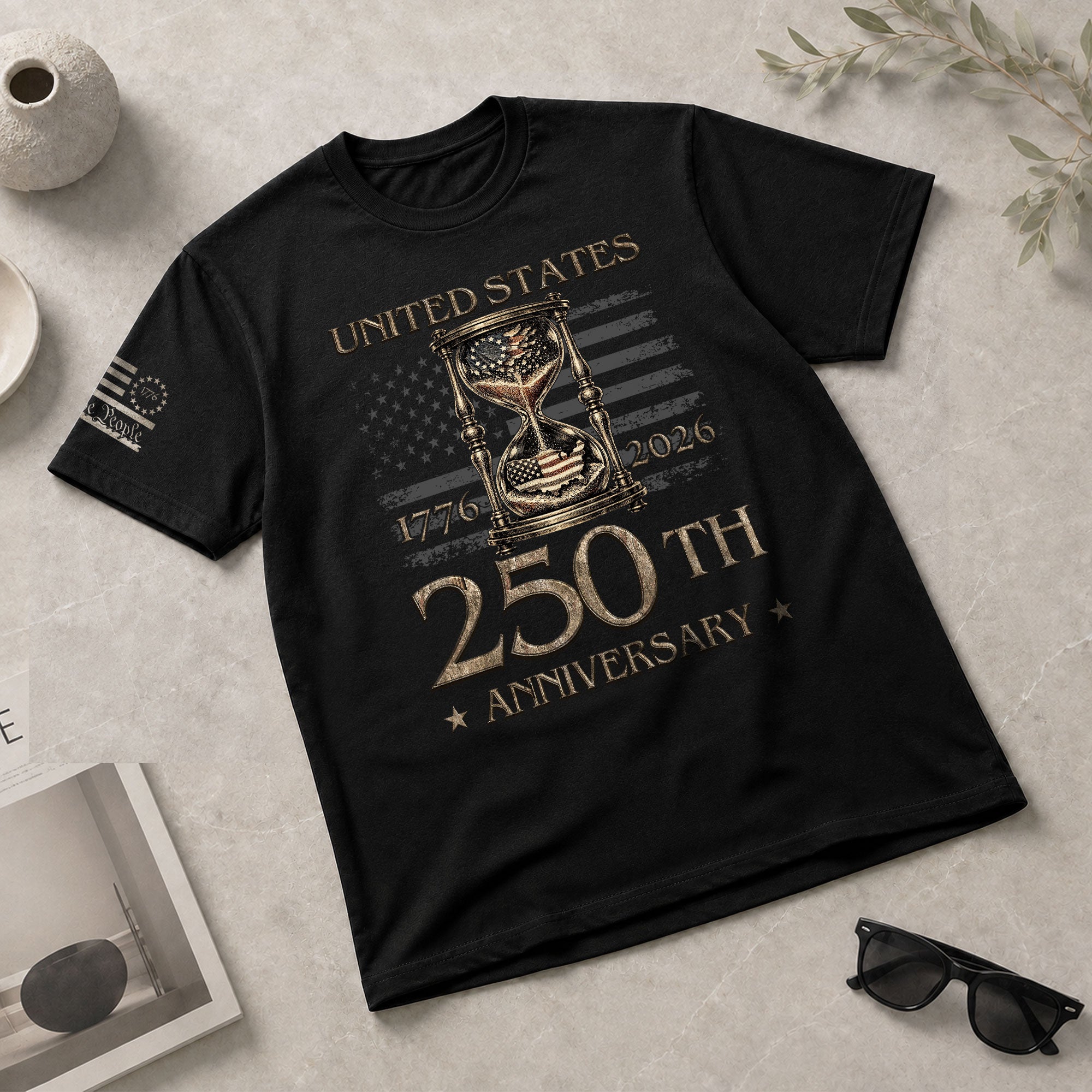 United States 250th Anniversary Shirt – Past, Present & Time-Honored Freedom - Rust Field Wear