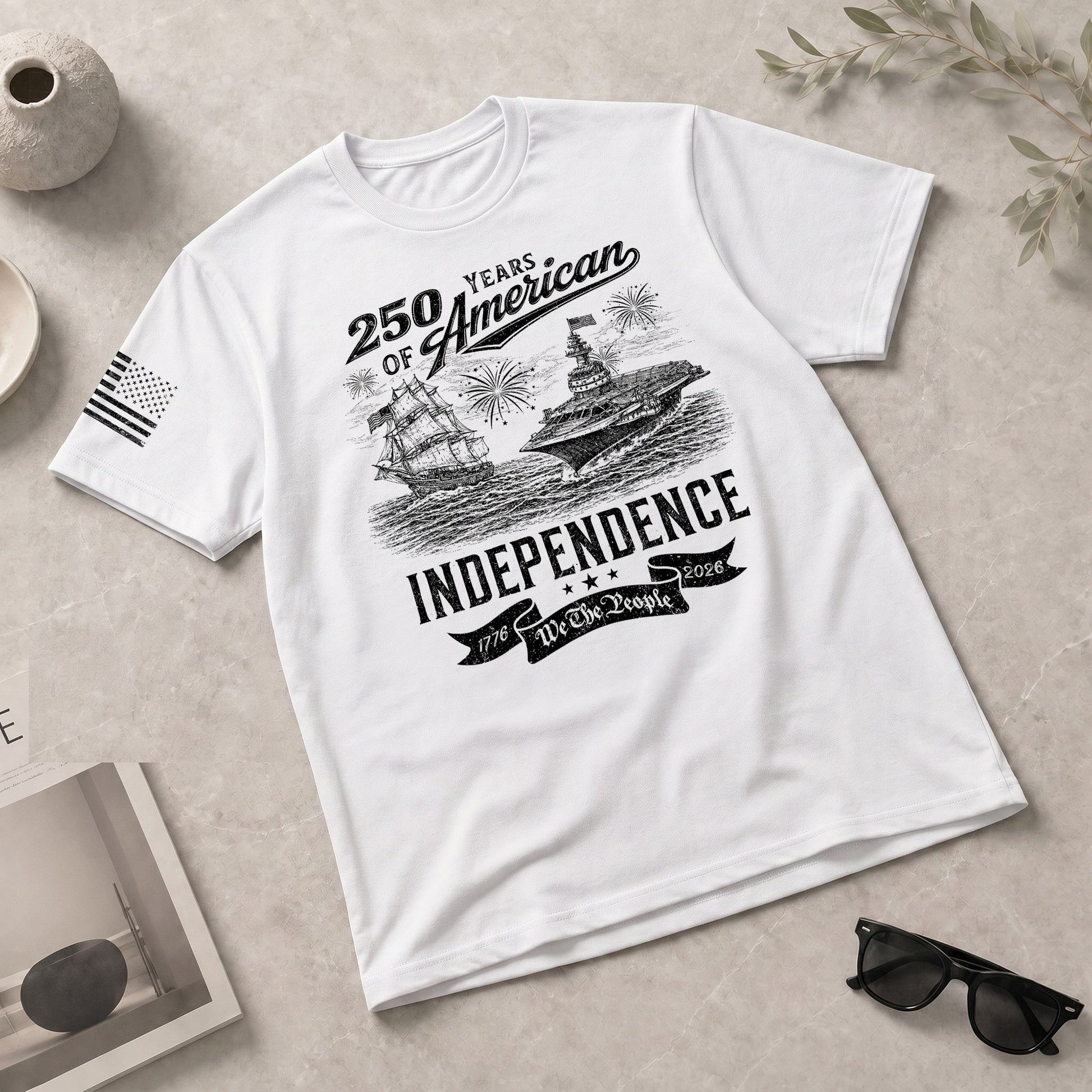 250 Years America Freedom Journey Patriotic Celebration Shirt - Rust Field Wear