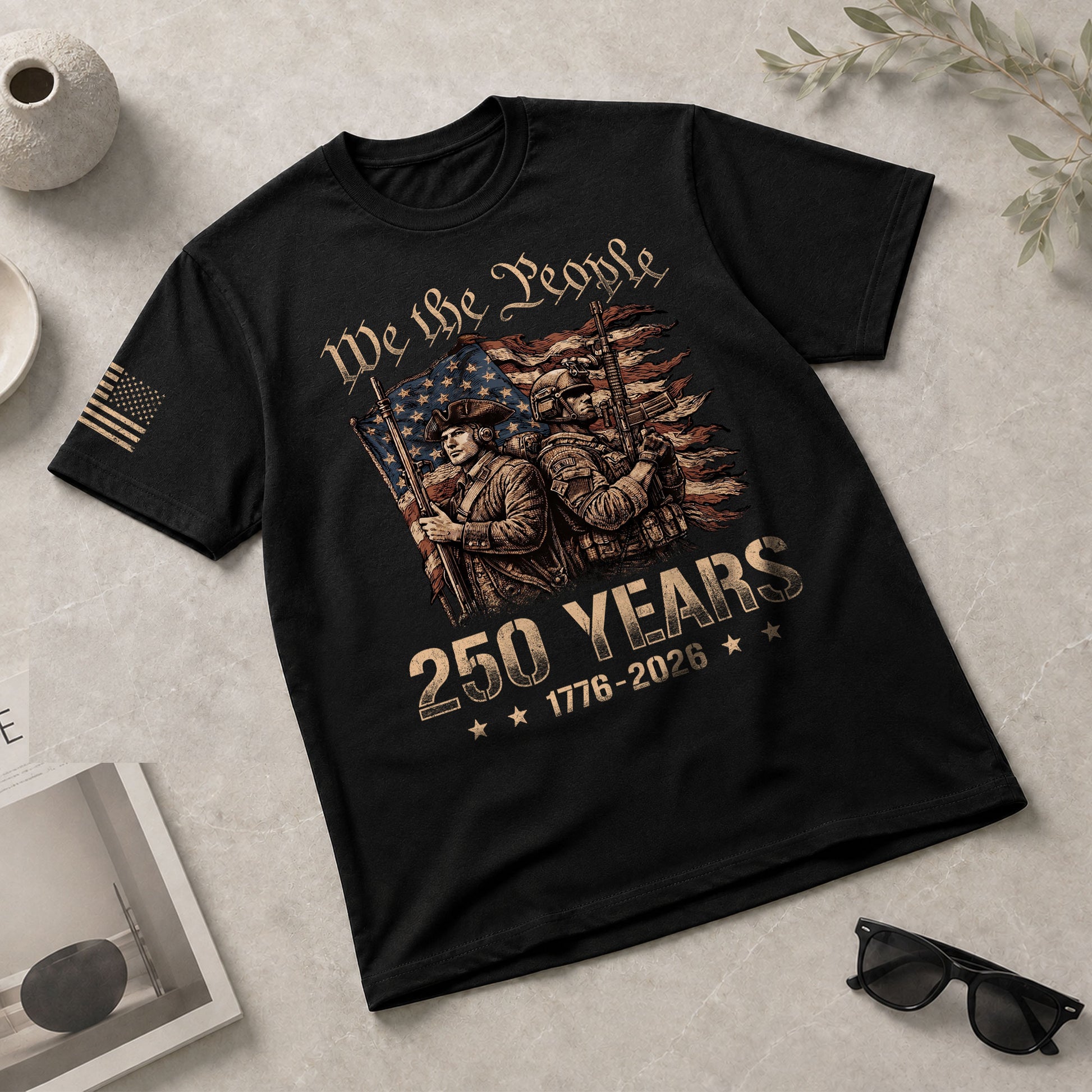 USA 250th Anniversary Shirt 1776–2026, Timeless Freedom Tribute - Rust Field Wear