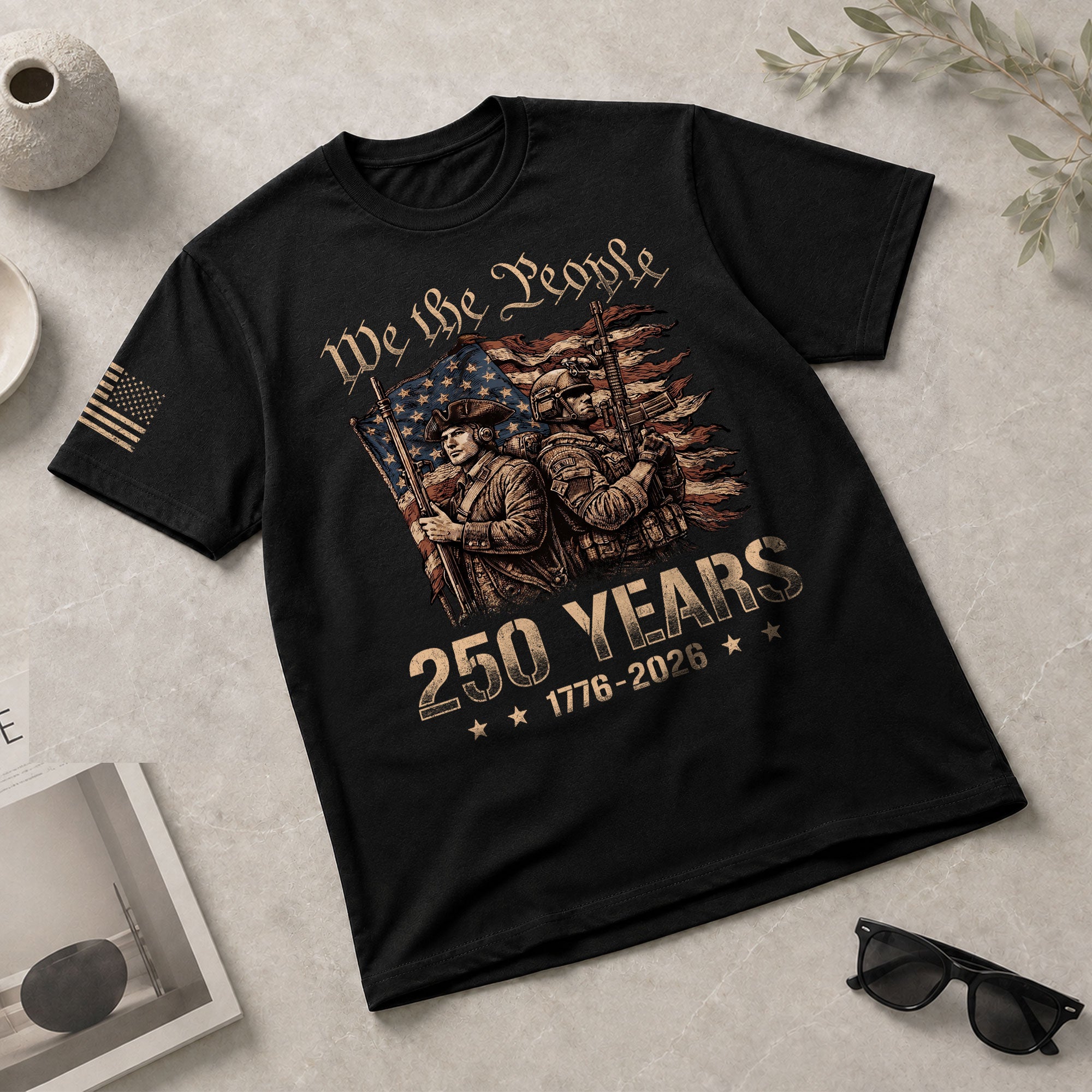 USA 250th Anniversary Shirt 1776–2026, Timeless Freedom Tribute - Rust Field Wear