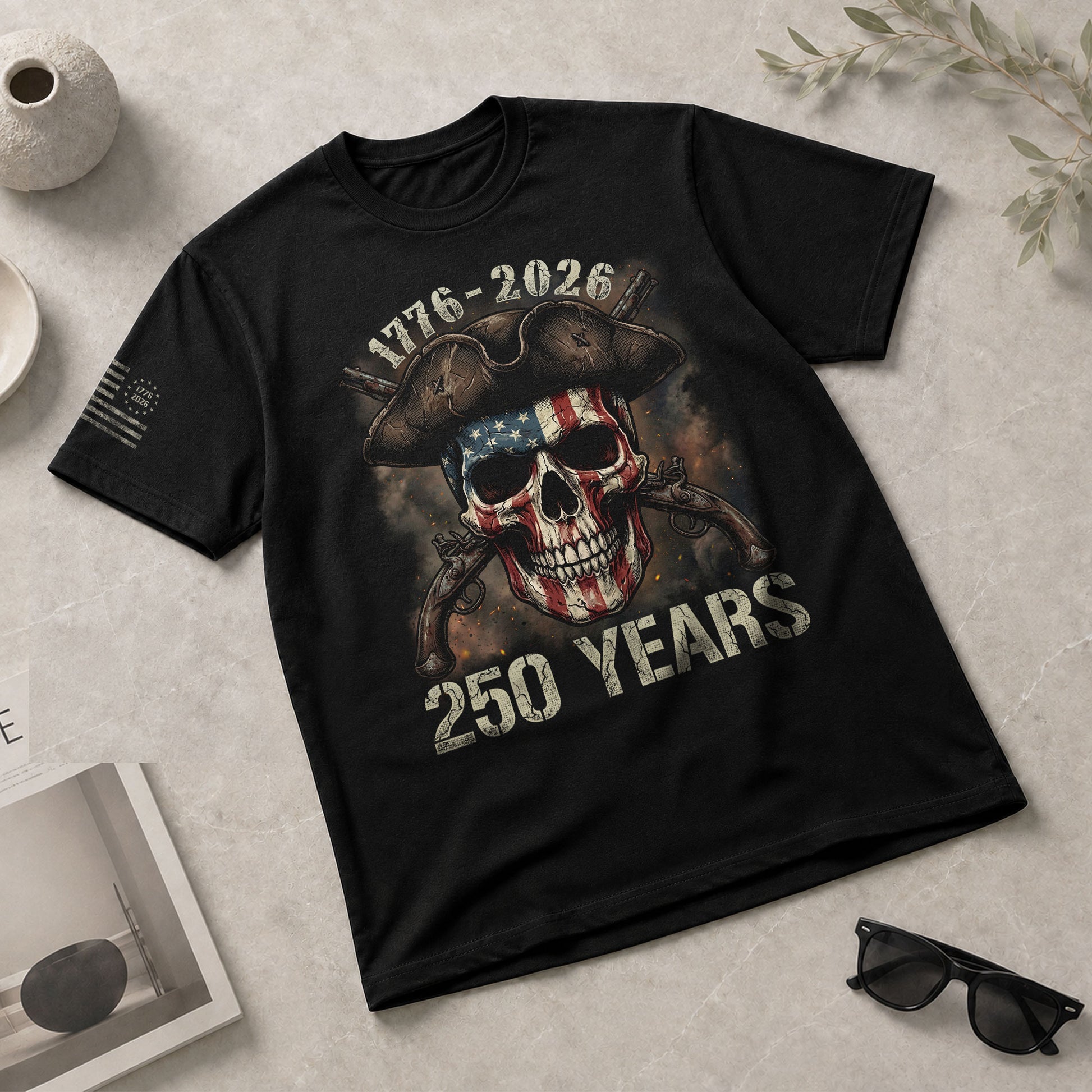 United States 250th Anniversary Shirt Freedom Through the Ages - Rust Field Wear