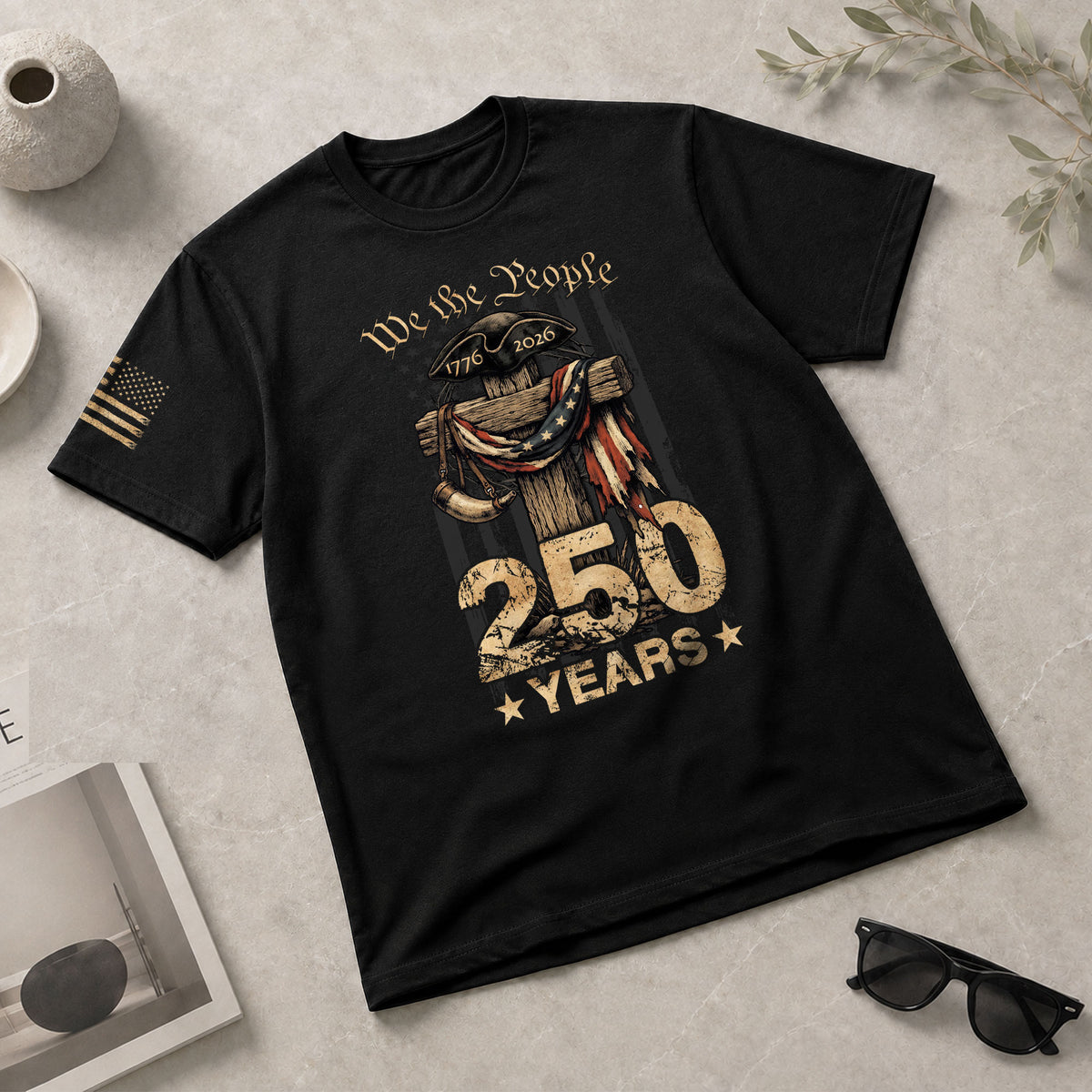Christian Freedom Heritage Shirt USA 250 Years Independence Since 1776 - Rust Field Wear