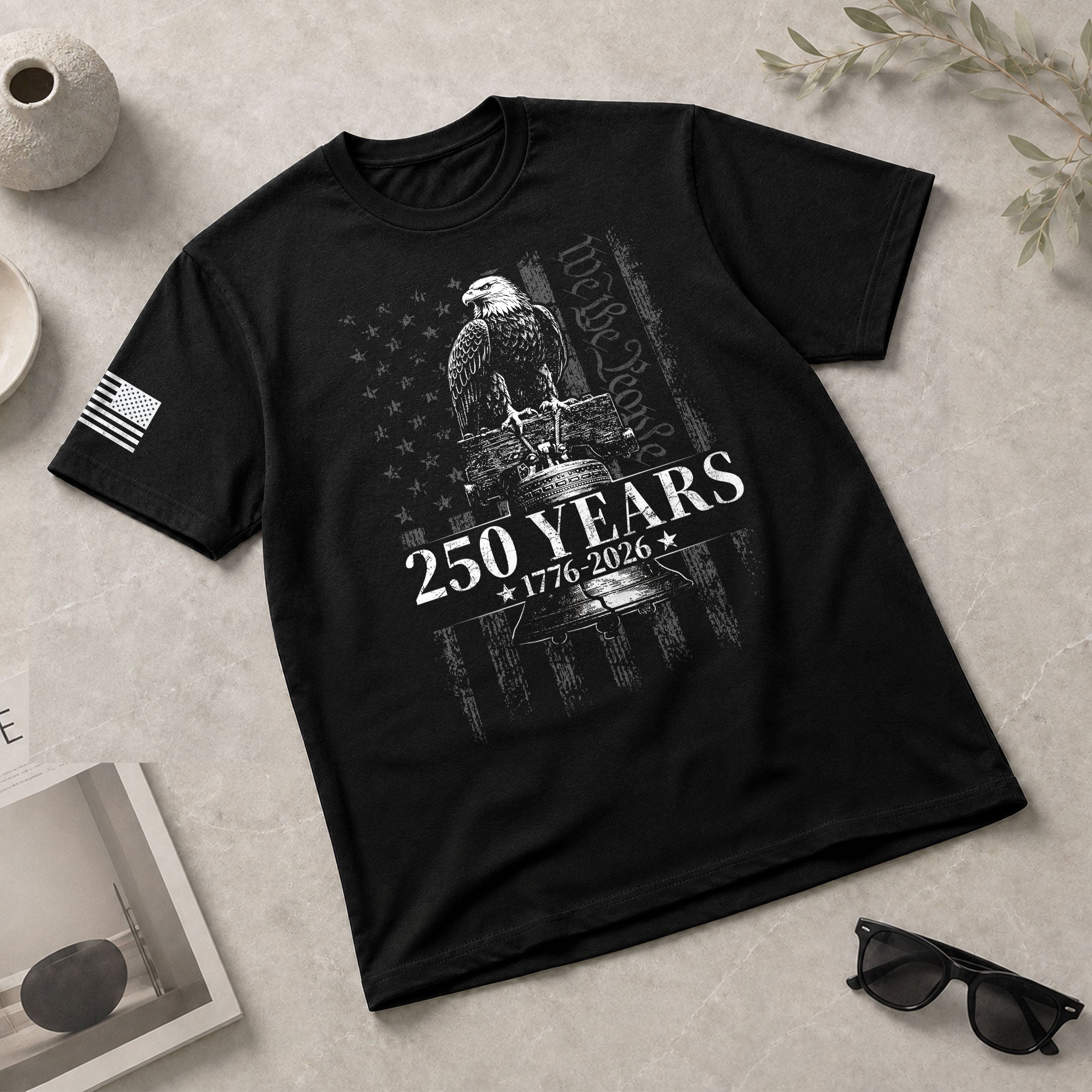 USA Freedom Shirt 1776–2026 American Pride Edition - Rust Field Wear