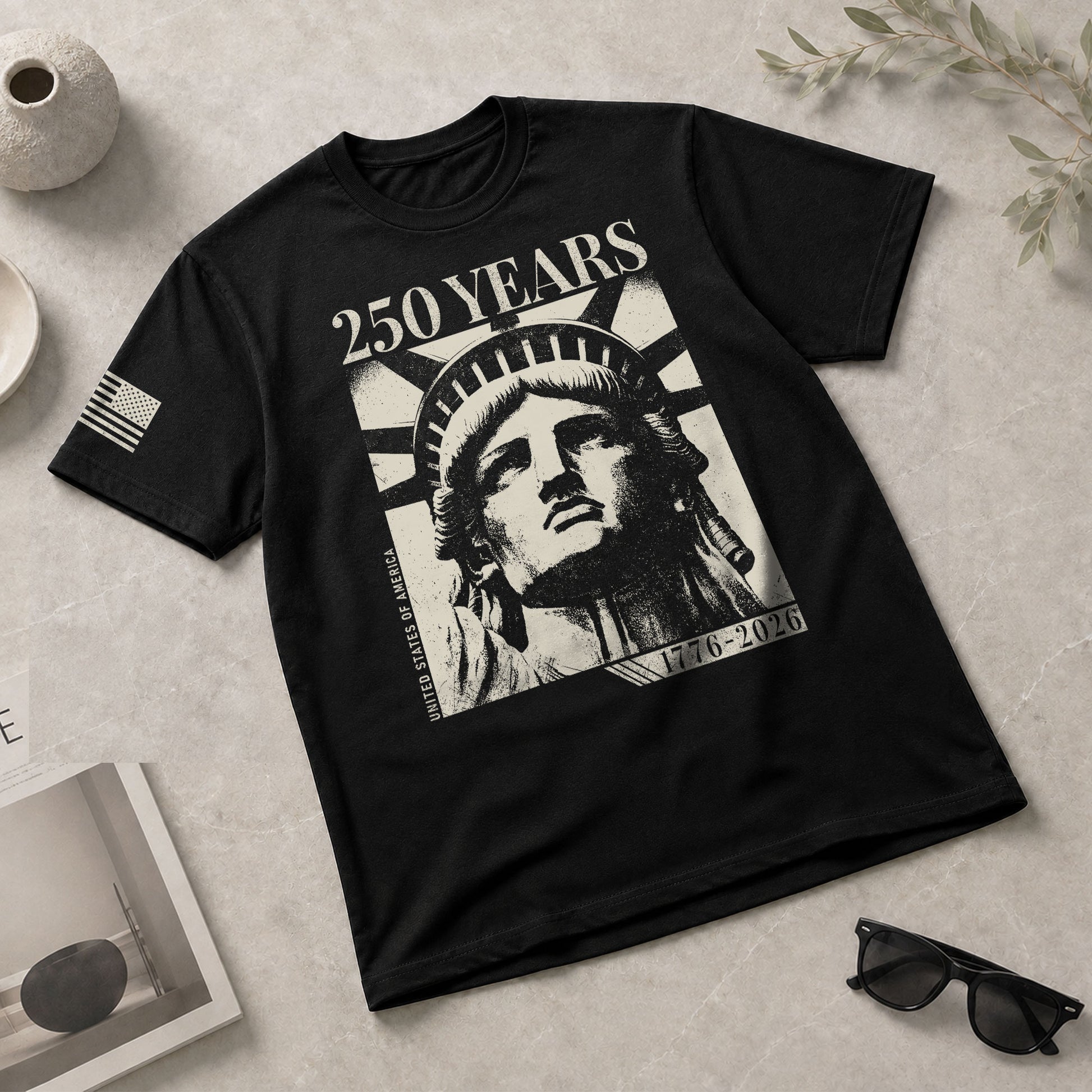 250 Years America Anniversary Heritage Shirt 1776–2026 Patriotic Spirit - Rust Field Wear
