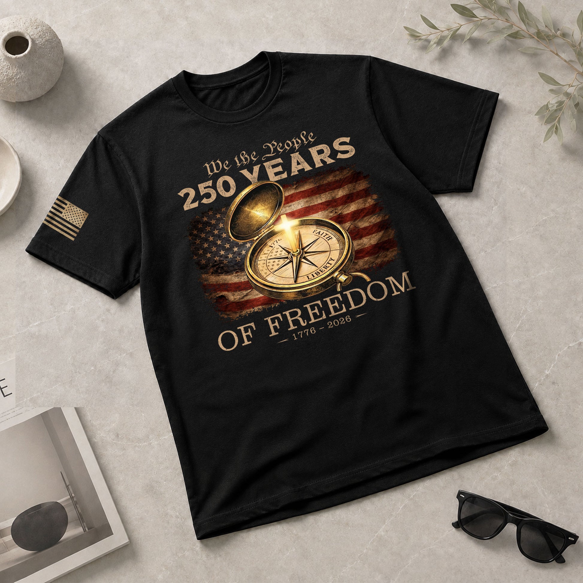 We The People USA 250 Years Independence Shirt 1776–2026 Patriotic Shirt - Rust Field Wear