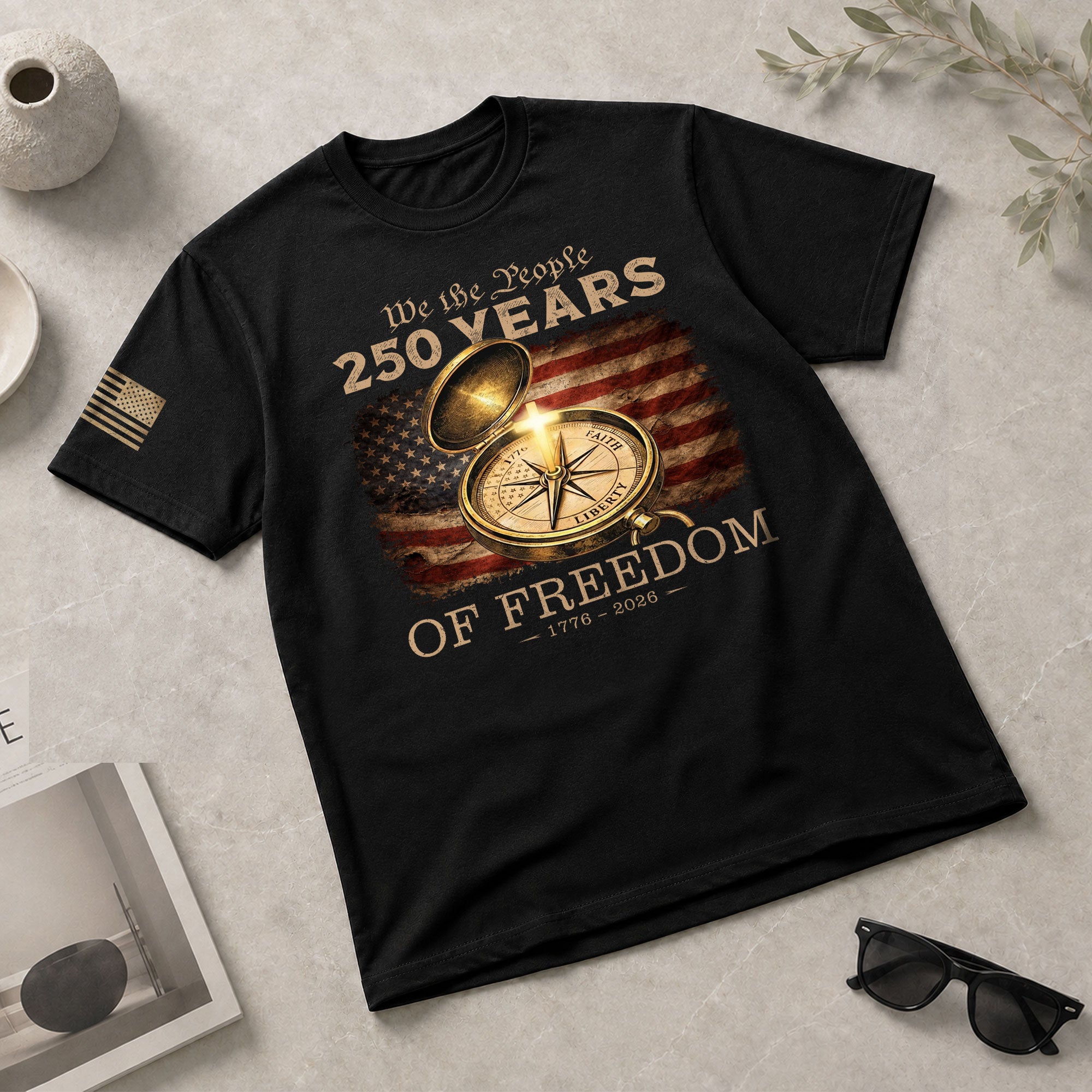We The People USA 250 Years Independence Shirt 1776–2026 Patriotic Shirt - Rust Field Wear