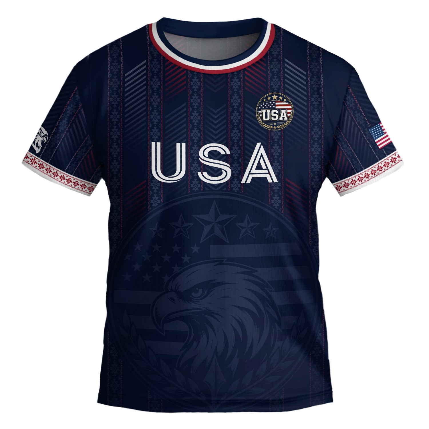 United States Soccer Jersey Kids Set Navy Soccer Ball Patriotic Youth Football Outfit Kit
