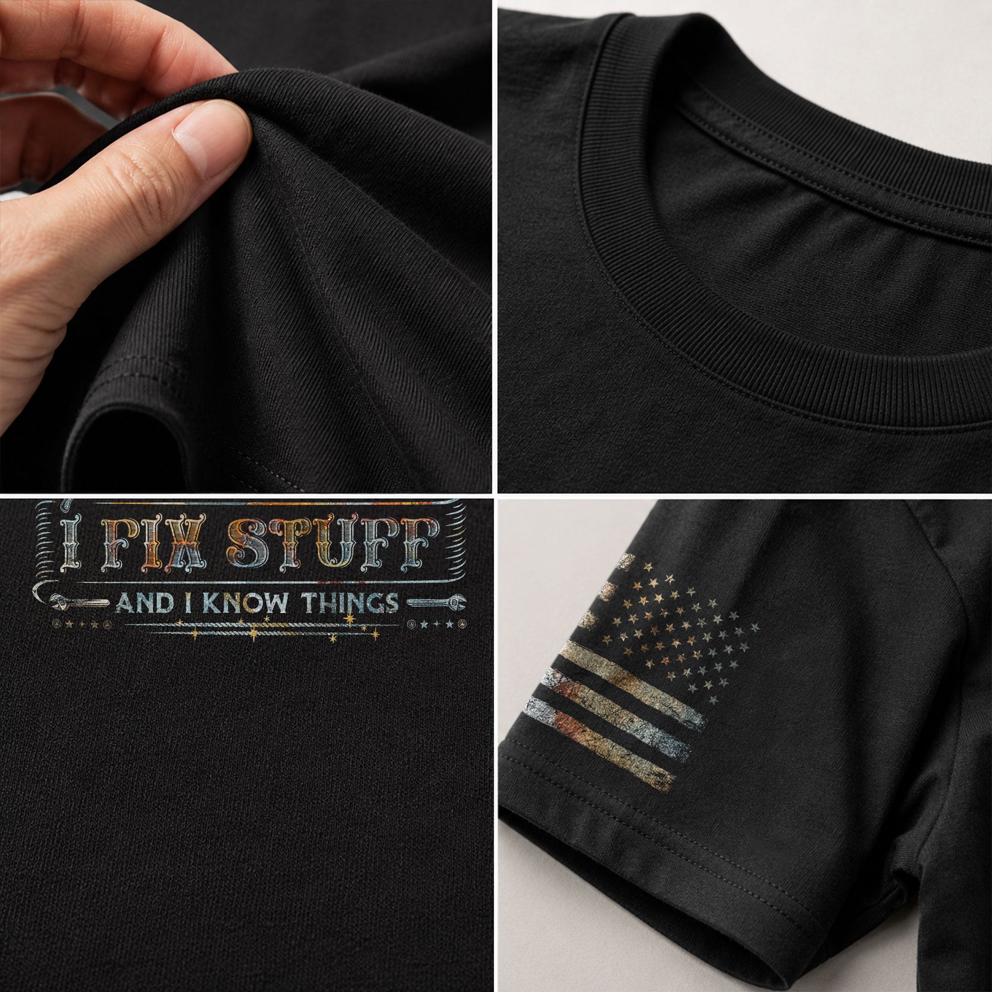 Fix Stuff Graphic Shirt Men Thats What I Do I Fix Stuff And I Know Things Quote T Shirt