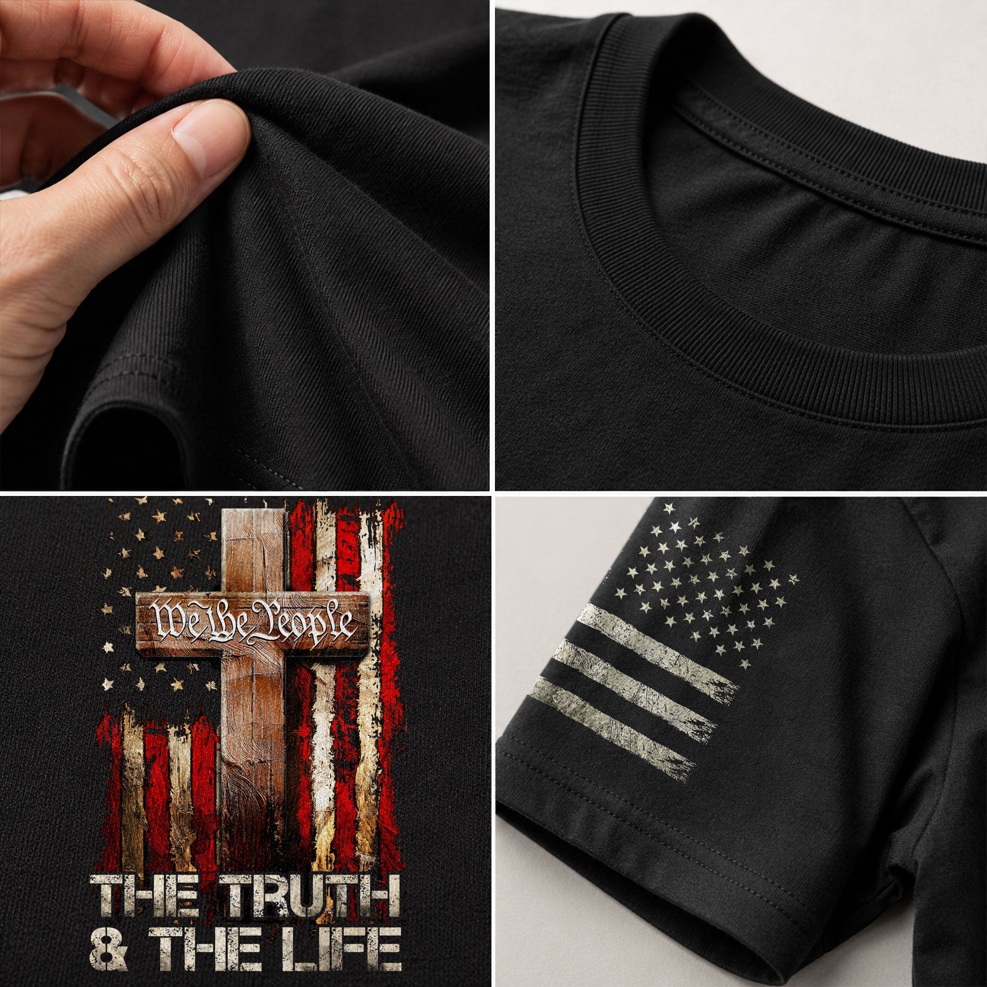 Faith Based Christian Tee Shirts, Jesus Is The Way - Christian Shirts for Men - Rust Field Wear