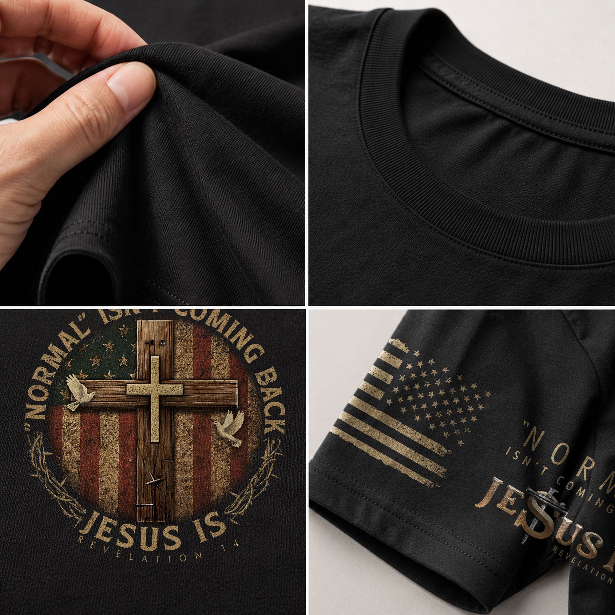 Normal Isn't Coming Back, Christian Shirts for Men - Christian Tee Shirts - Rust Field Wear