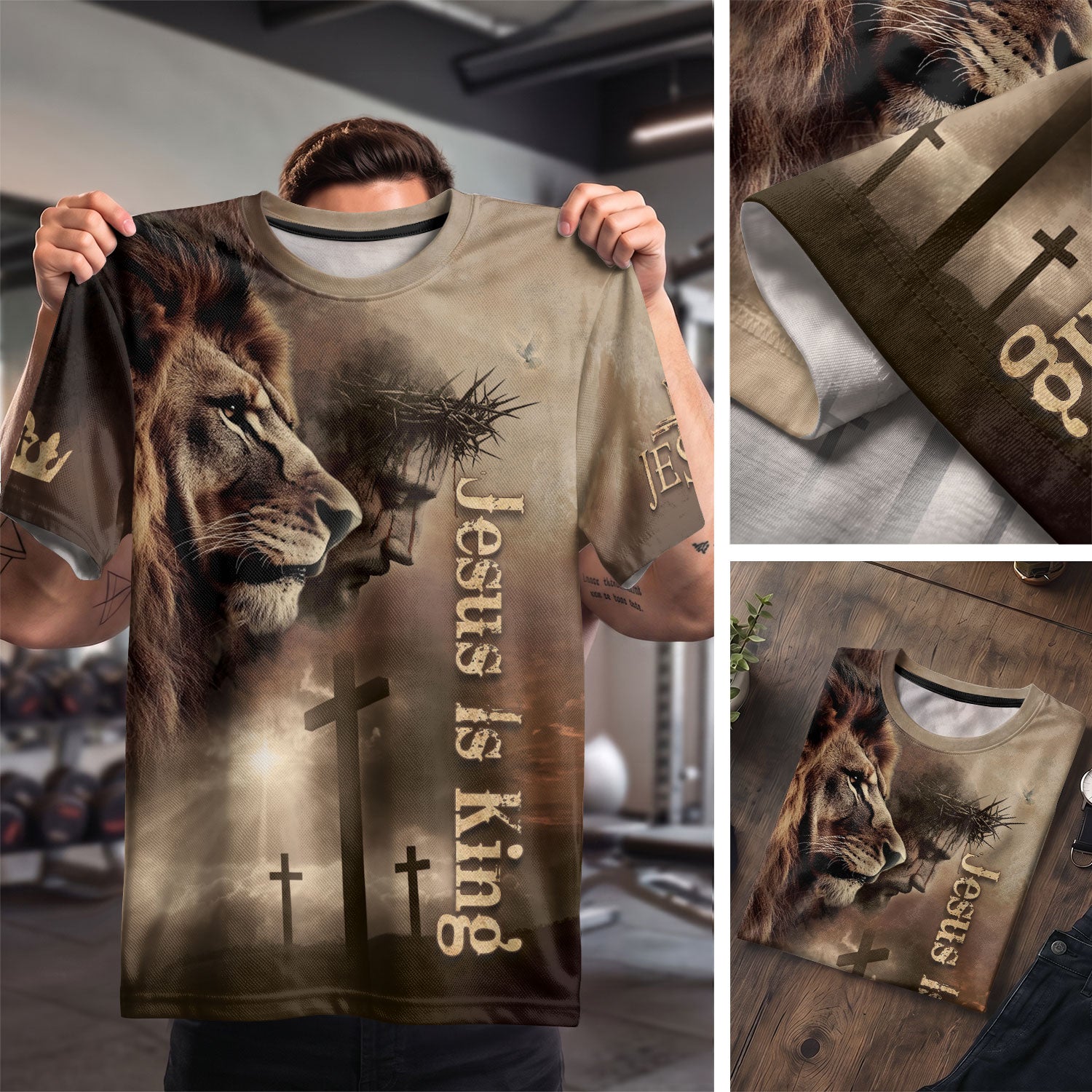Jesus Is King, Freedom Shirts - Christian Tee Shirts for Men, RustField Co - Rust Field Wear