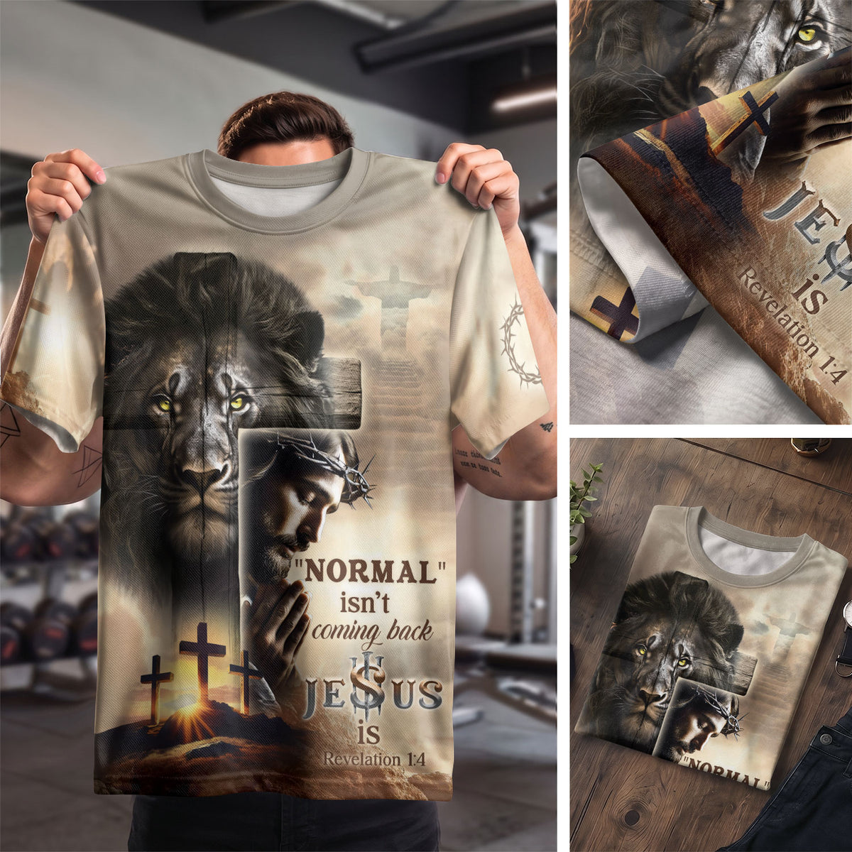 From Calvary's Cross He Is Coming Back Jesus - Christian Tee Shirts for Men, Freedom Shirts, RustField Co - Rust Field Wear