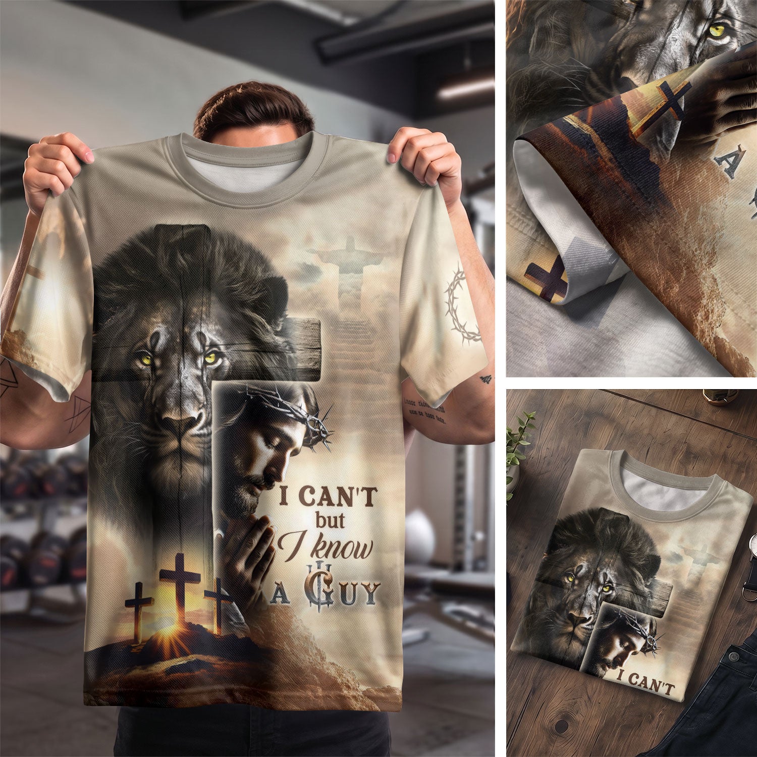 Freedom Shirts for Men, I Know A Guy With The Roar Of A Lion - Christian Tee Shirts, RustField Co - Rust Field Wear