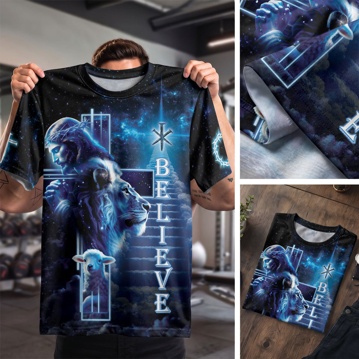 My Faith Is In The Cross Believe Christian Tee Shirts - Freedom Shirts for Men, RustField Co - Rust Field Wear