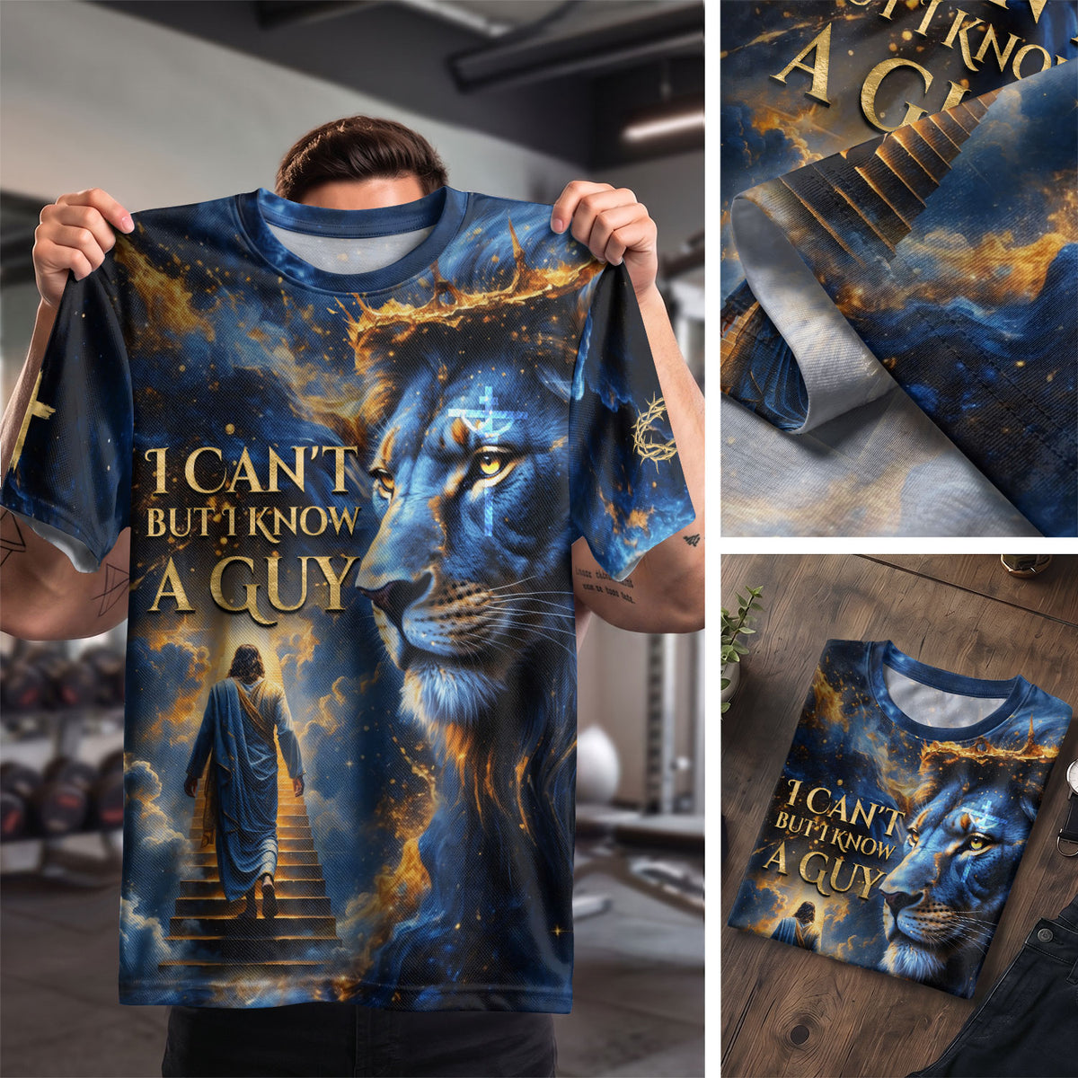 I Can't But I Know A Guy Lion of Judah Christian Tee Shirts - Freedom Shirts for Men, RustField Co - Rust Field Wear