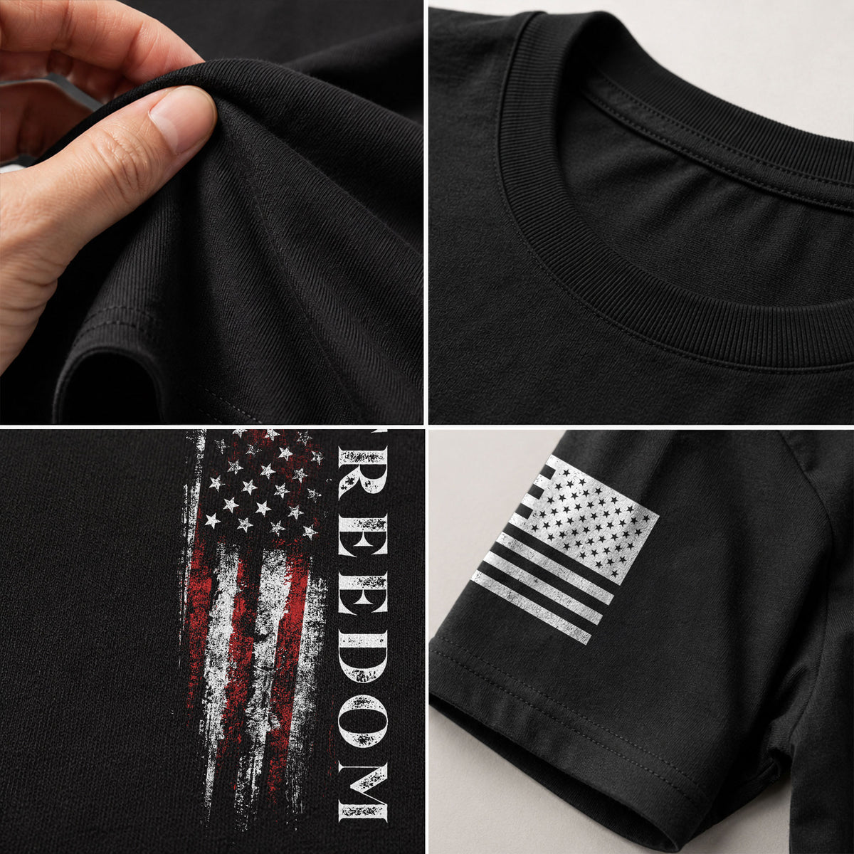 The Battle for Freedom' Patriotic - Freedom Shirts for Men, Patriotic T Shirts - Rust Field Wear